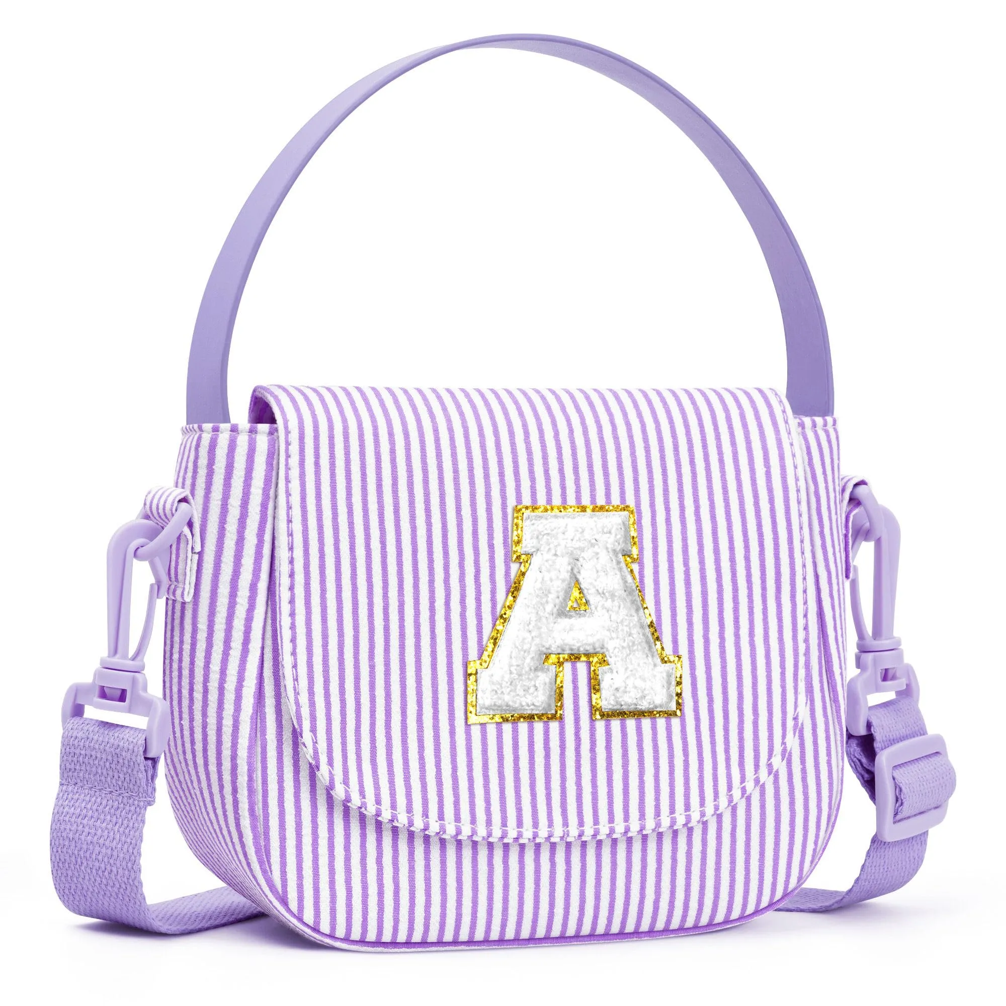 YOOLIFE Borsa a tracolla da ragazza, borsa a tracolla per bambini, Lilla, A - immagine 1