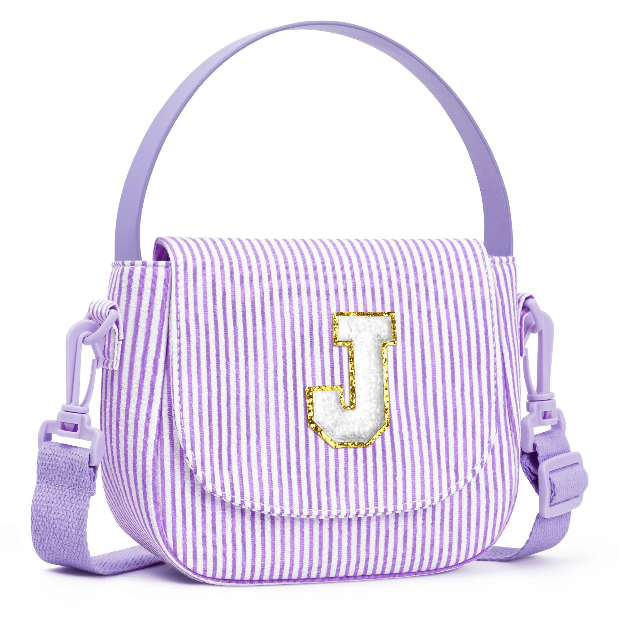 YOOLIFE Borsa a tracolla da ragazza, borsa a tracolla per bambini, Lilla, J - immagine 1