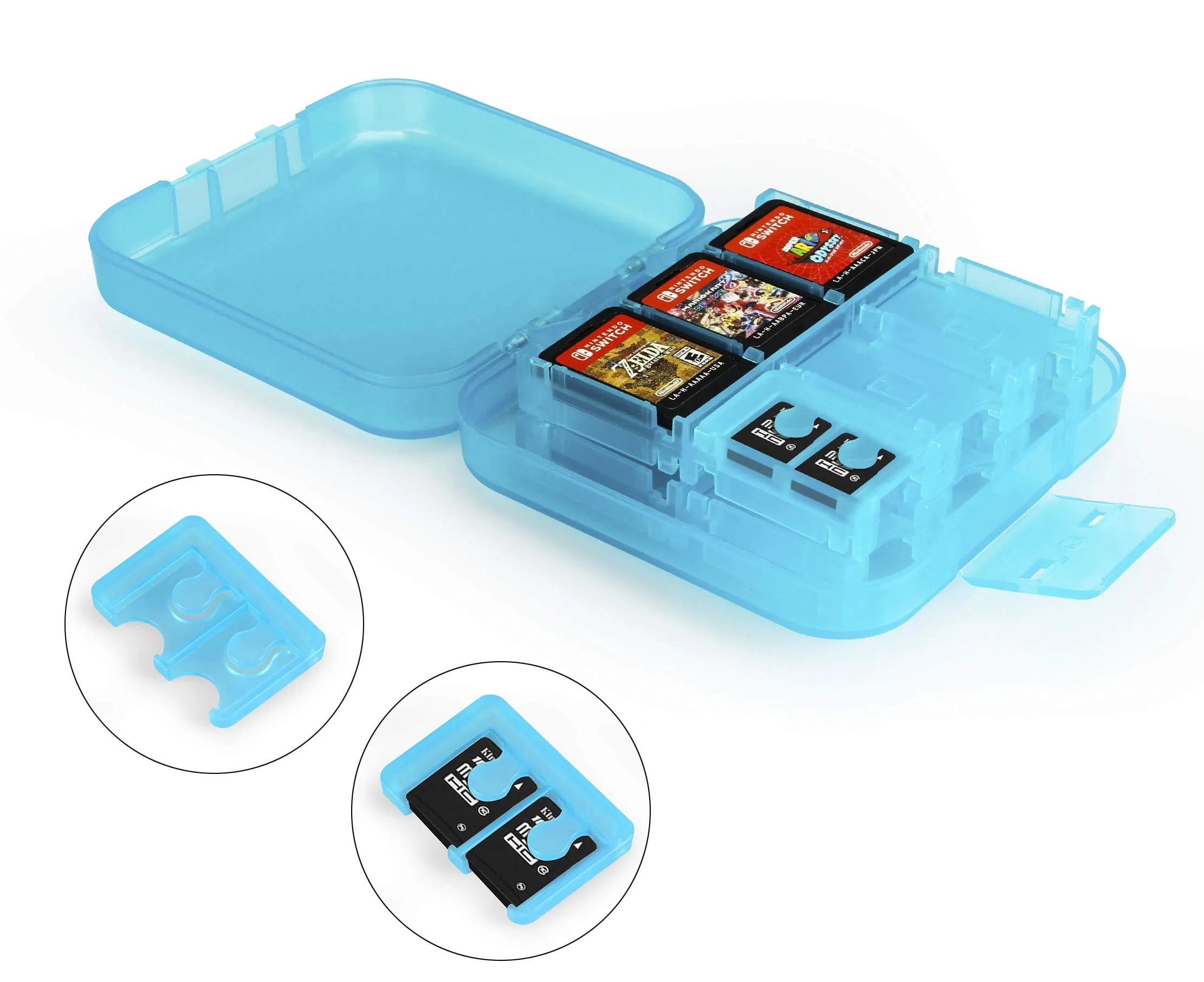 Amazon Basics Custodia porta cartucce di gioco per Nintendo Switch -Blu - immagine 2
