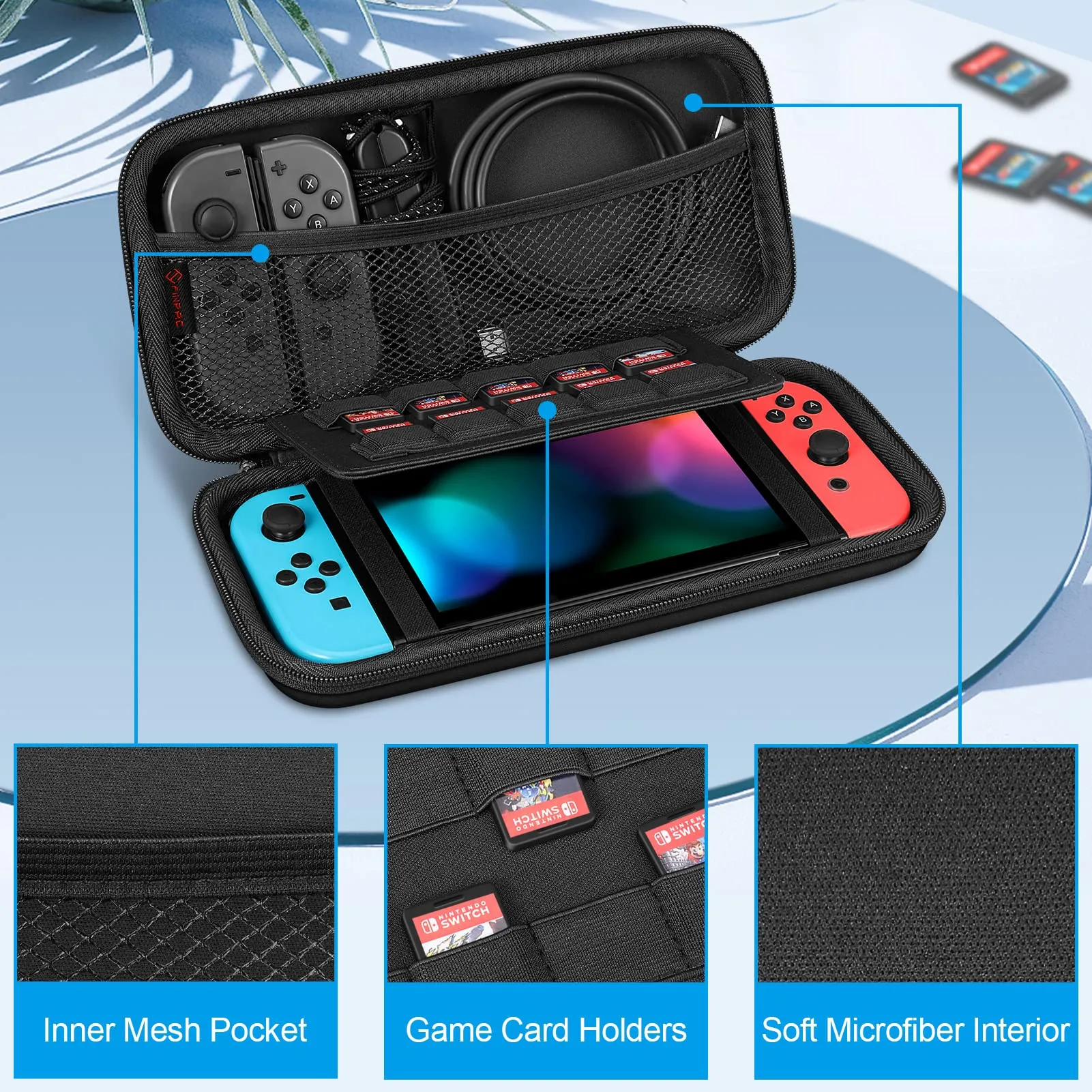 FINTIE Custodia per Nintendo Switch Modello OLED 7.0" / Switch 6.2" - immagine 4