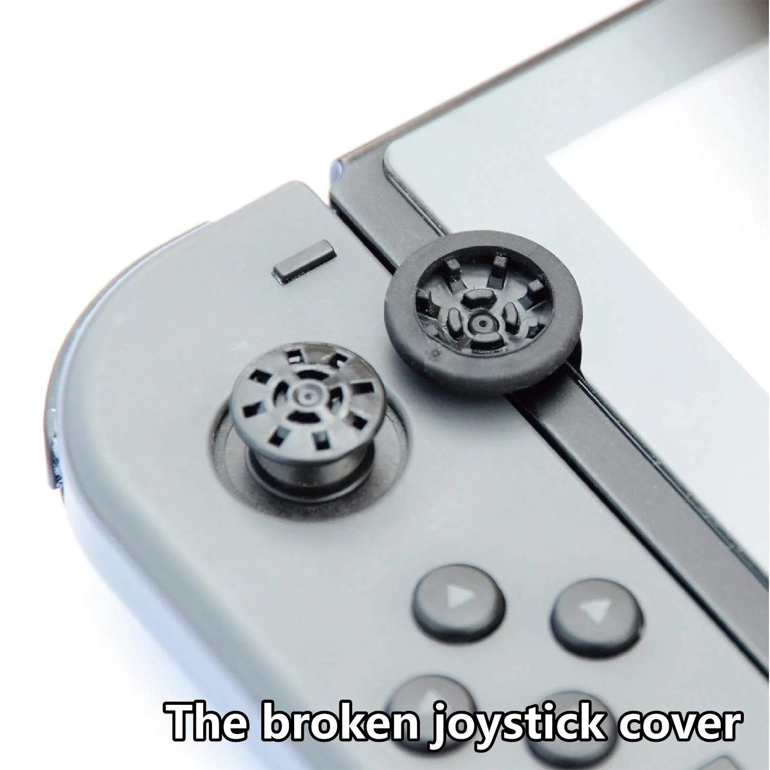SAVAGE RAVEN Skull & Co. Replacement Joystick Covers for Nintendo Switch and Switch OLED (Repair Parts) - Nero - immagine 2