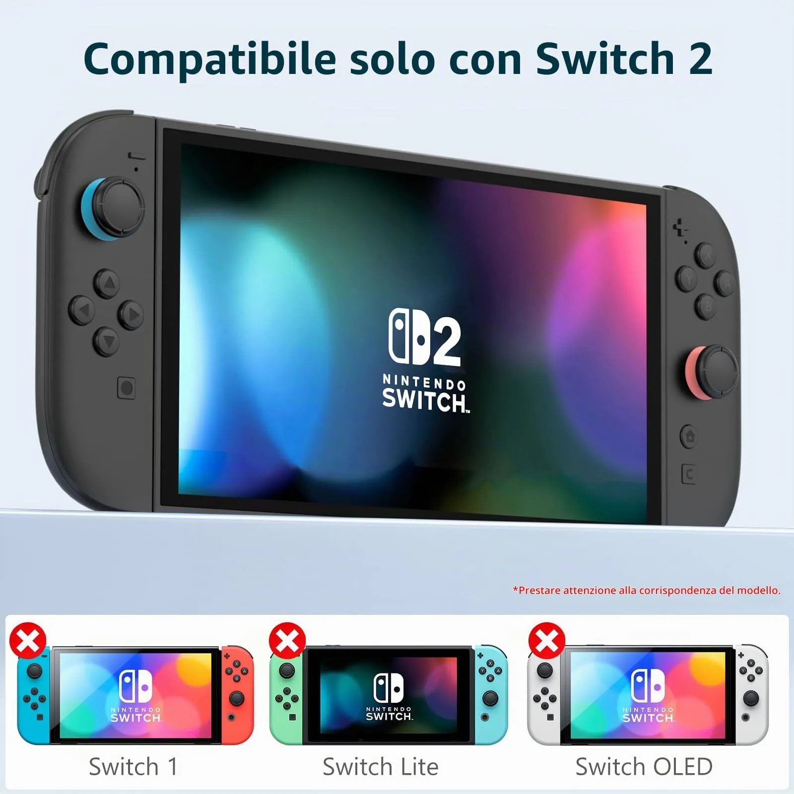 HEYSTOP Custodia per Nintendo Switch 2, Dockable Cover Protettiva in PC - immagine 2