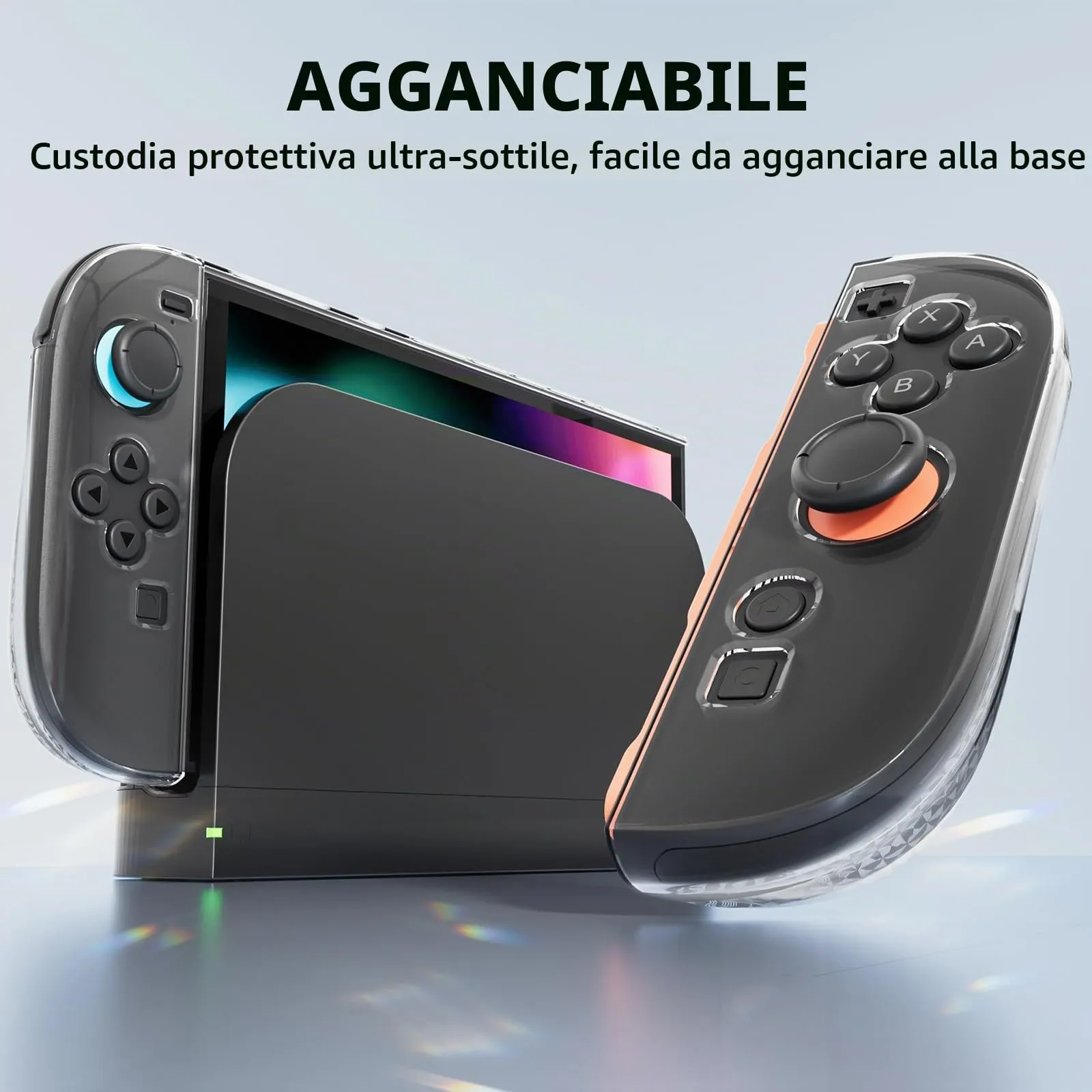 HEYSTOP Custodia per Nintendo Switch 2, Dockable Cover Protettiva in PC - immagine 3