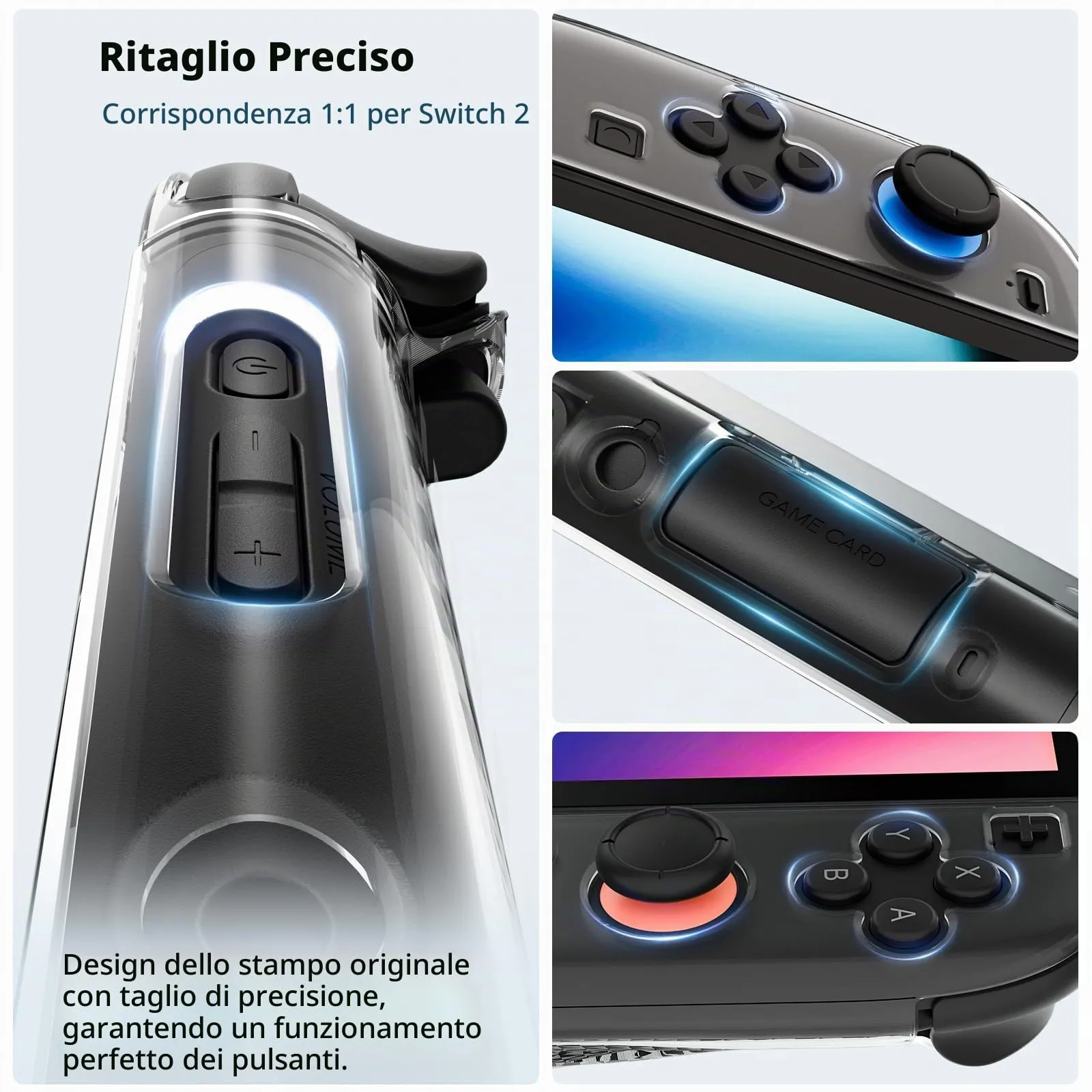 HEYSTOP Custodia per Nintendo Switch 2, Dockable Cover Protettiva in PC - immagine 5
