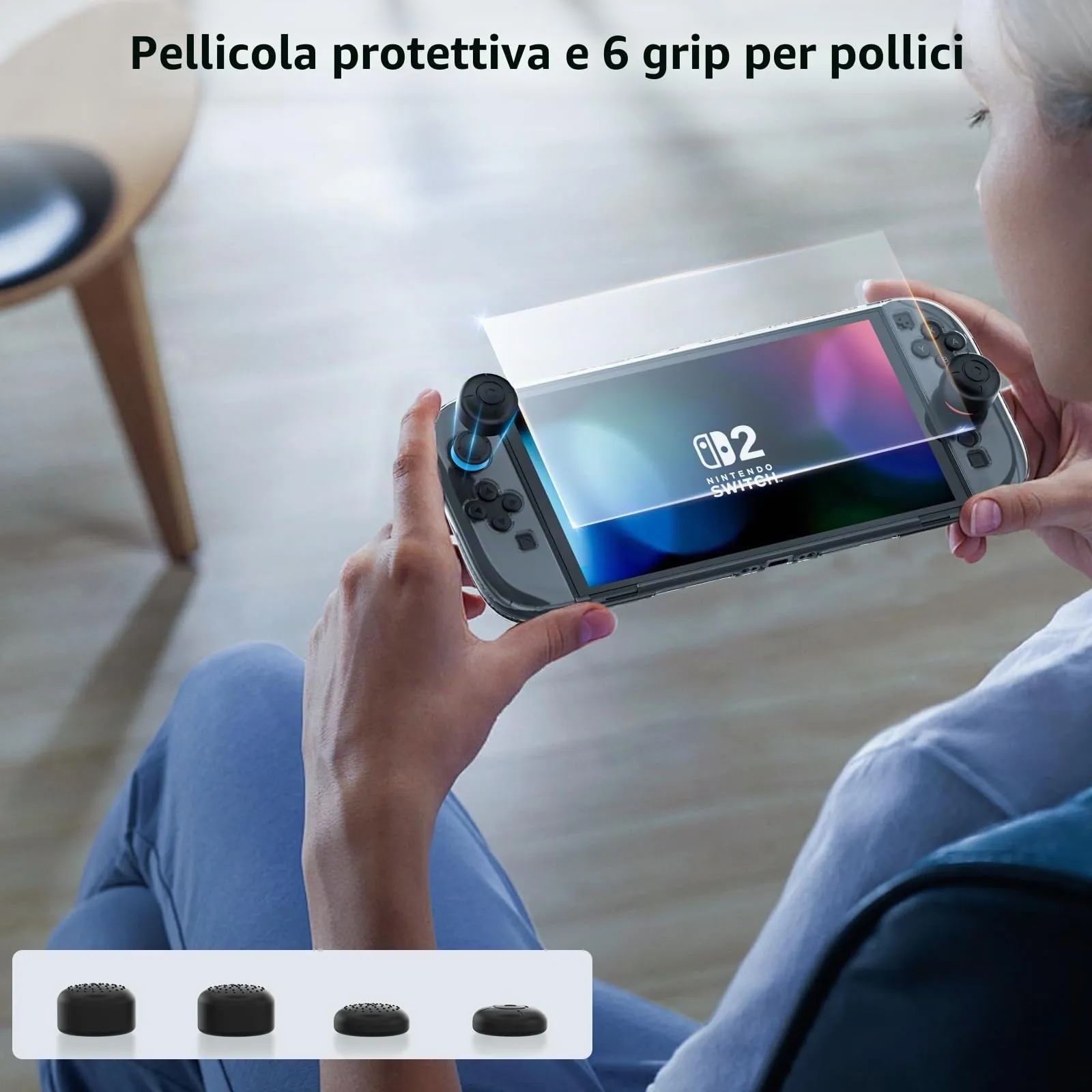 HEYSTOP Custodia per Nintendo Switch 2, Dockable Cover Protettiva in PC - immagine 8