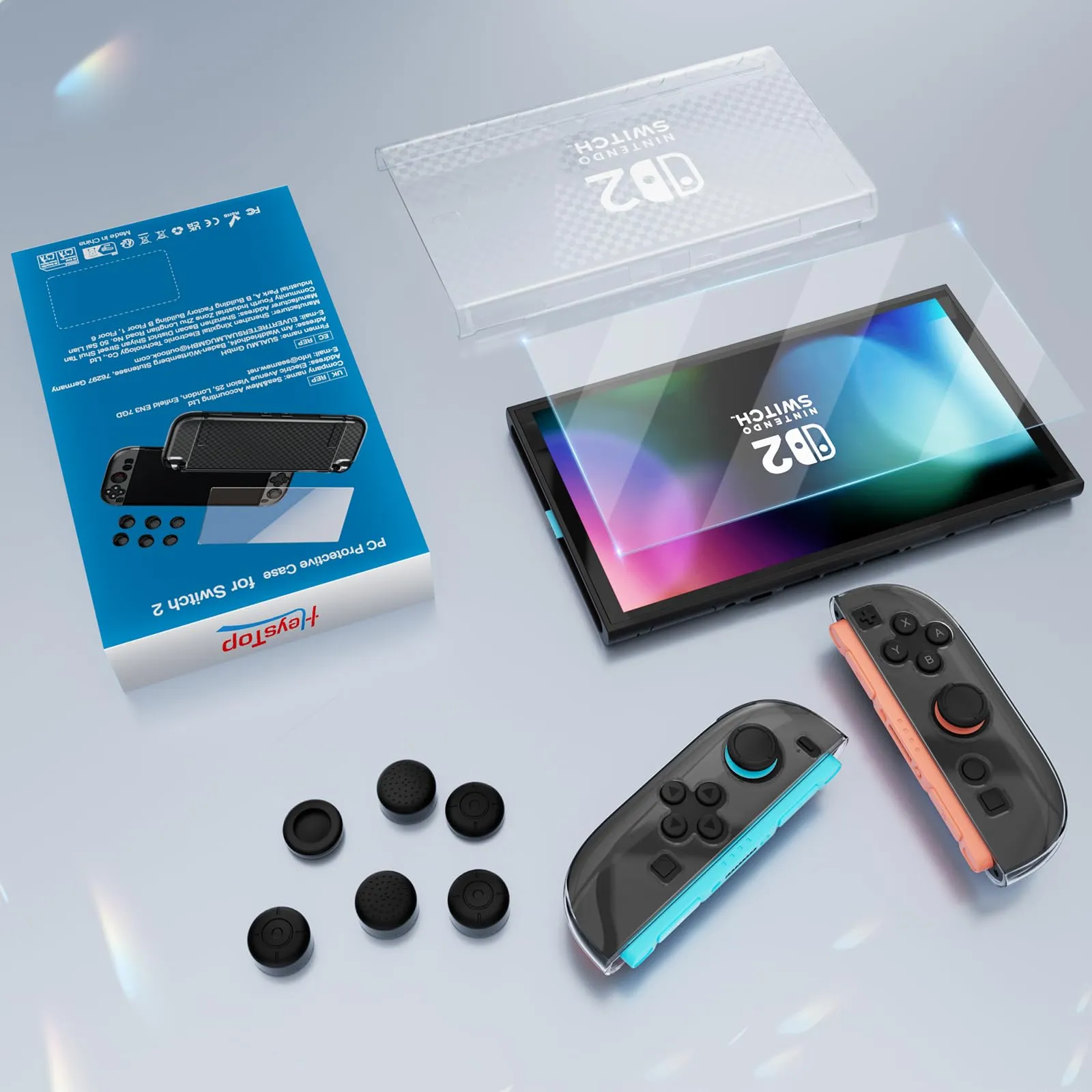 HEYSTOP Custodia per Nintendo Switch 2, Dockable Cover Protettiva in PC - immagine 9