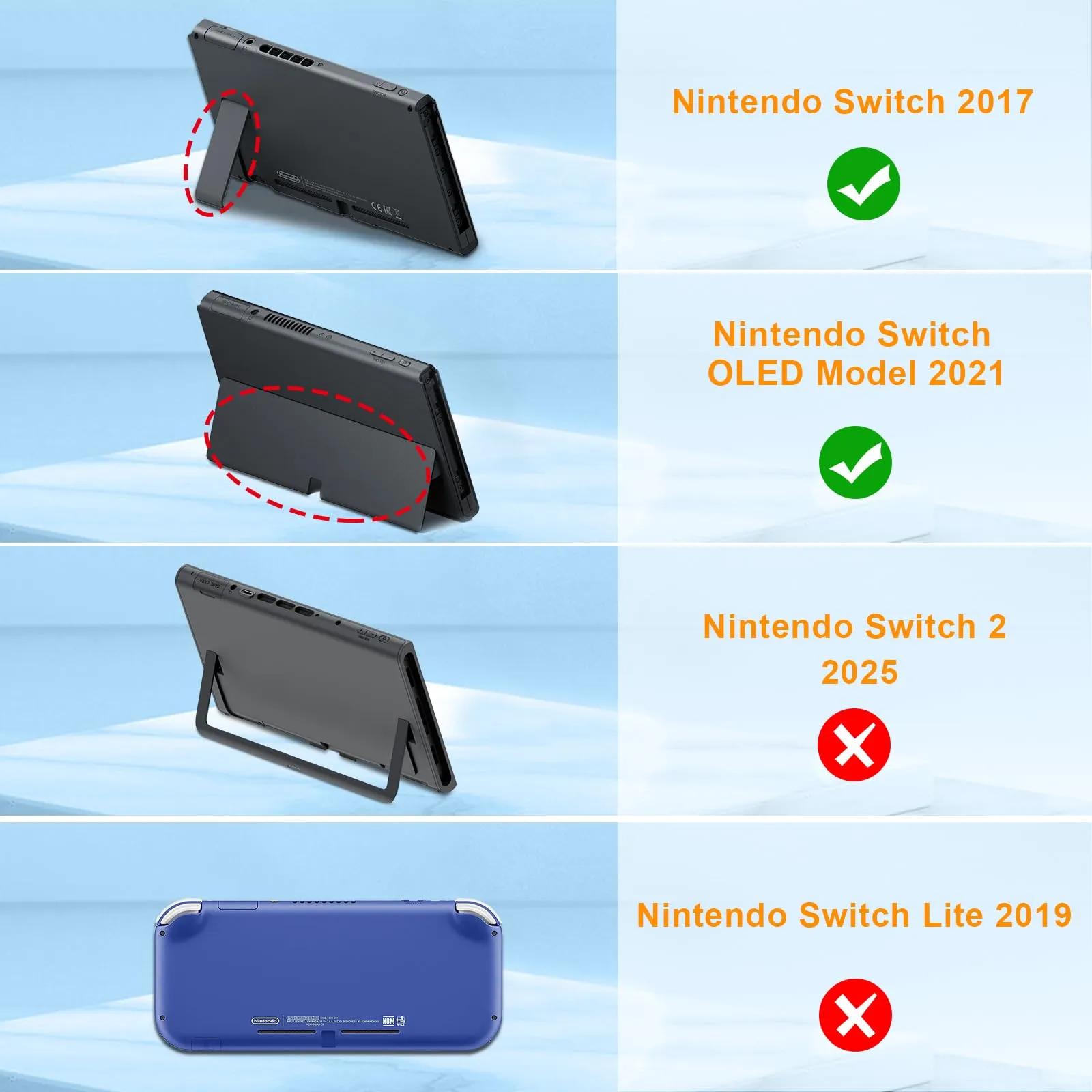 FINTIE Custodia per Nintendo Switch Modello OLED 7.0" / Switch 6.2" - immagine 2