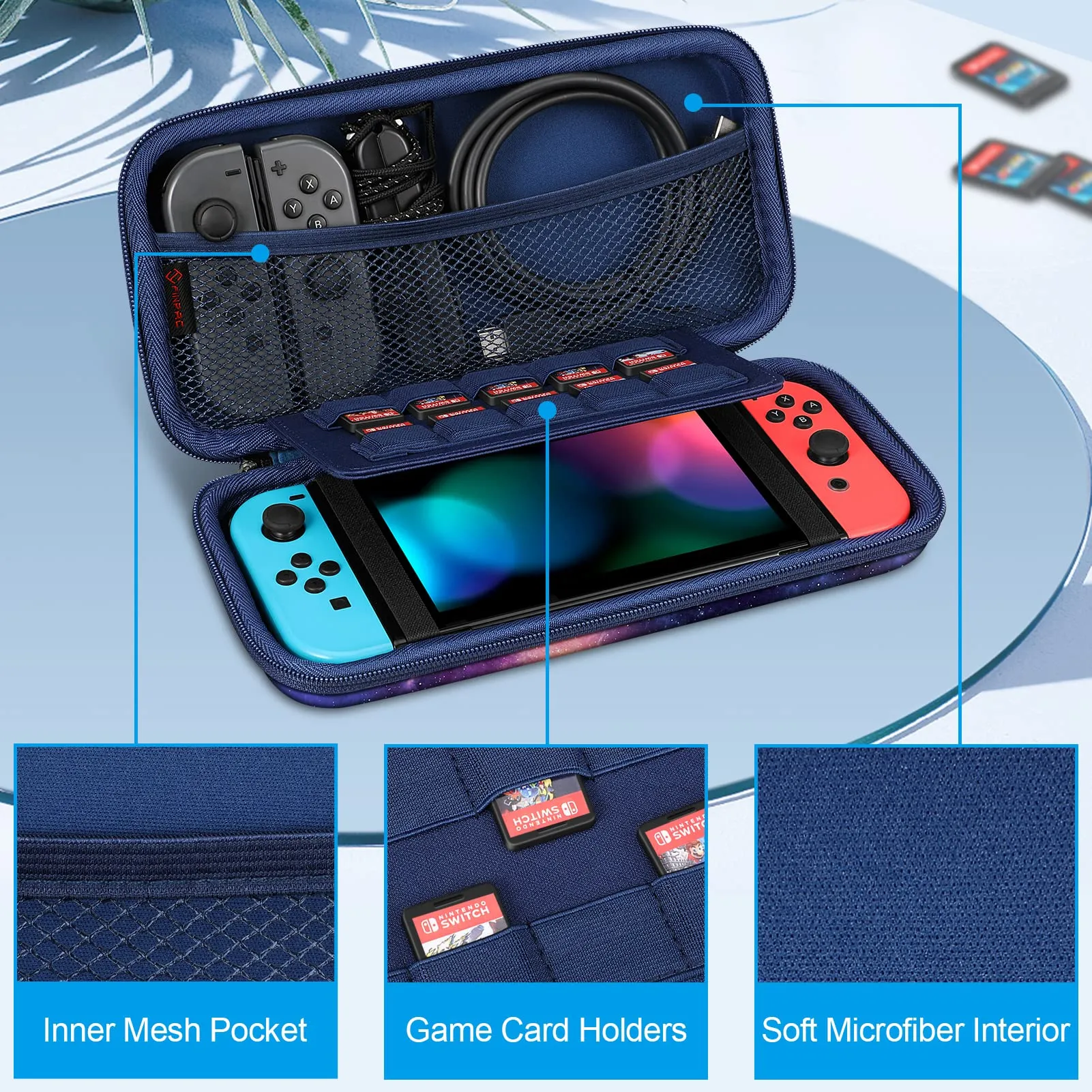 FINTIE Custodia per Nintendo Switch Modello OLED 7.0" / Switch 6.2" - immagine 4
