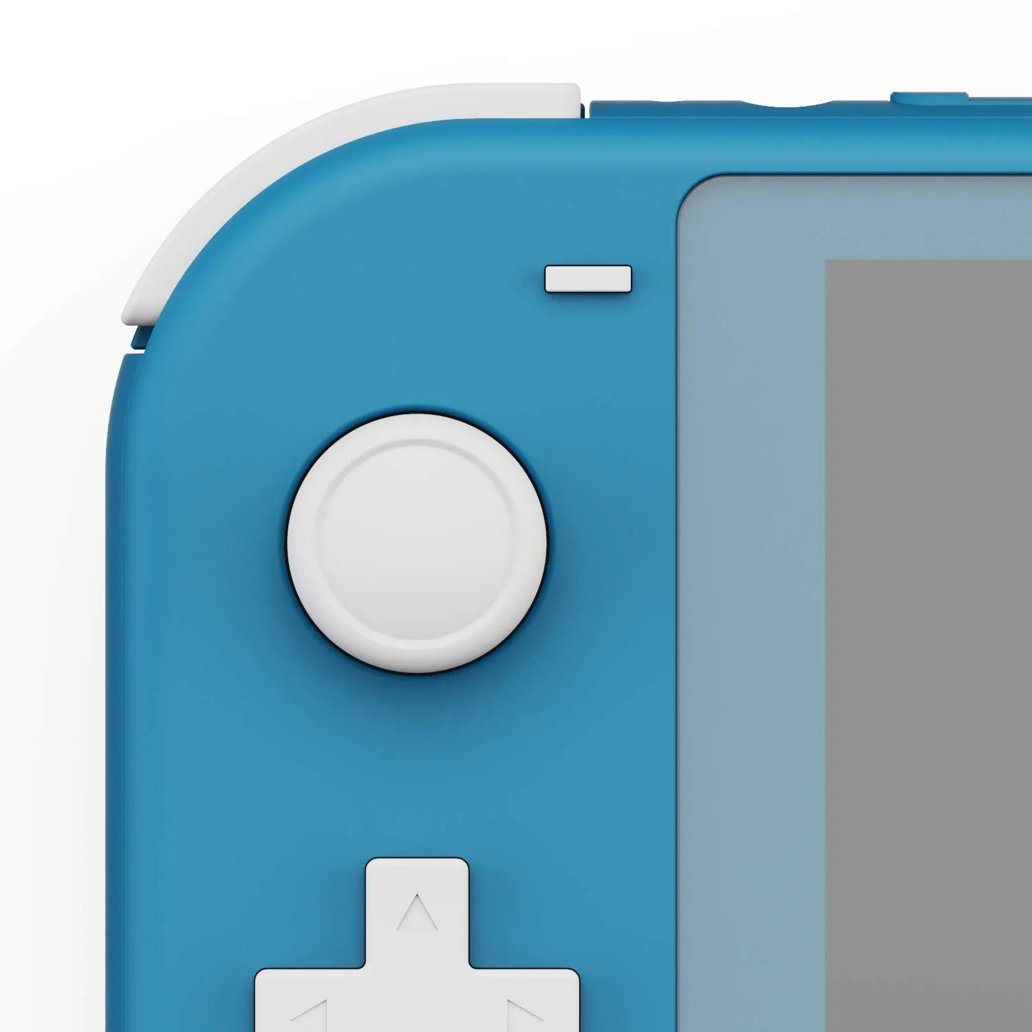 SAVAGE RAVEN Skull & Co. Replacement Joystick Covers for Switch Lite (Repair Parts) - Lite Gray - immagine 3