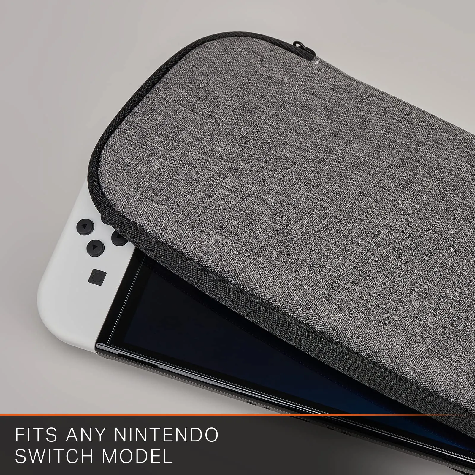 Slim Case for Nintendo Switch - OLED Model, Nintendo Switch or Nintendo Switch Lite - Charcoal - immagine 7