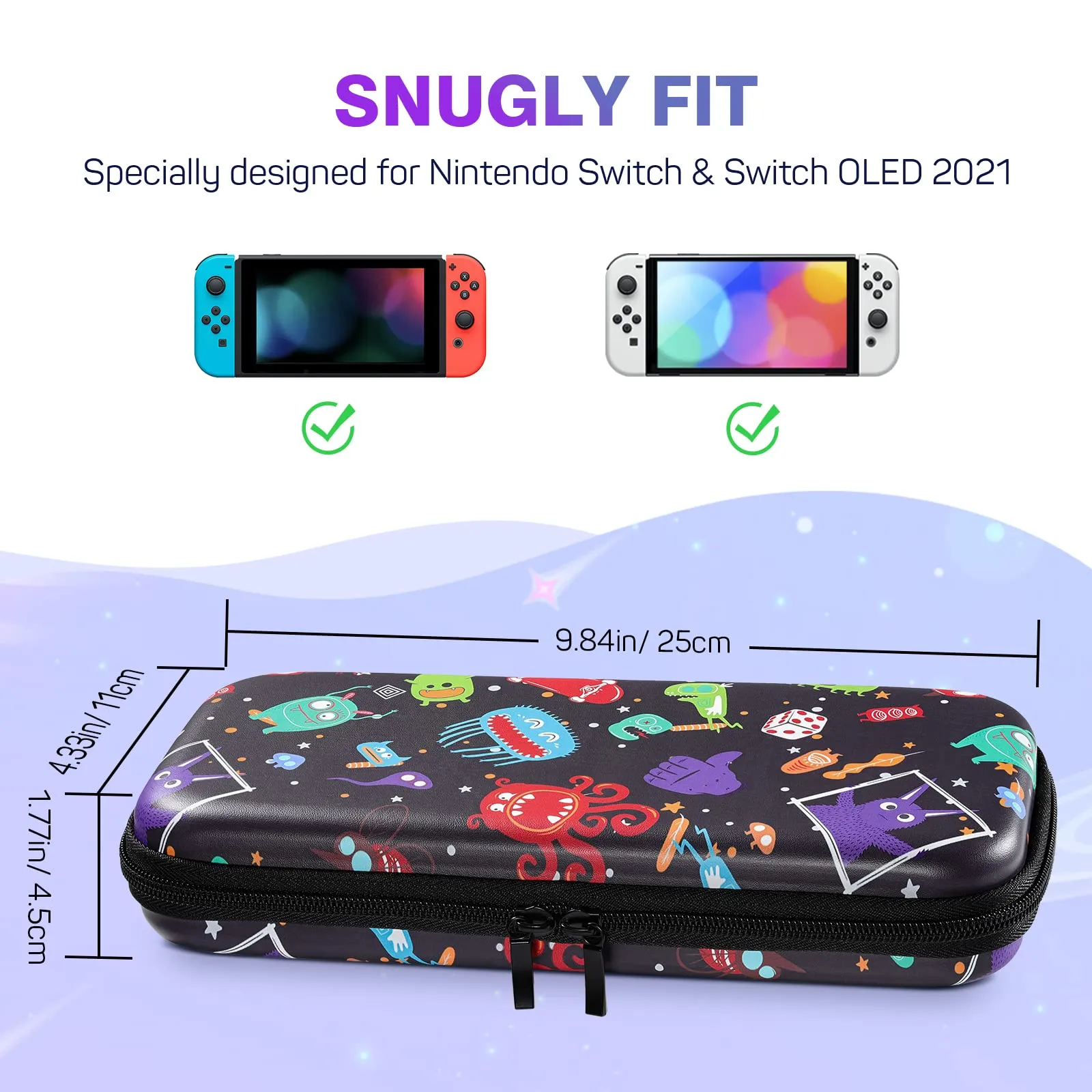 MoKo Custodia da Trasporto Compatibile con Nintendo Switch OLED/Switch - immagine 2