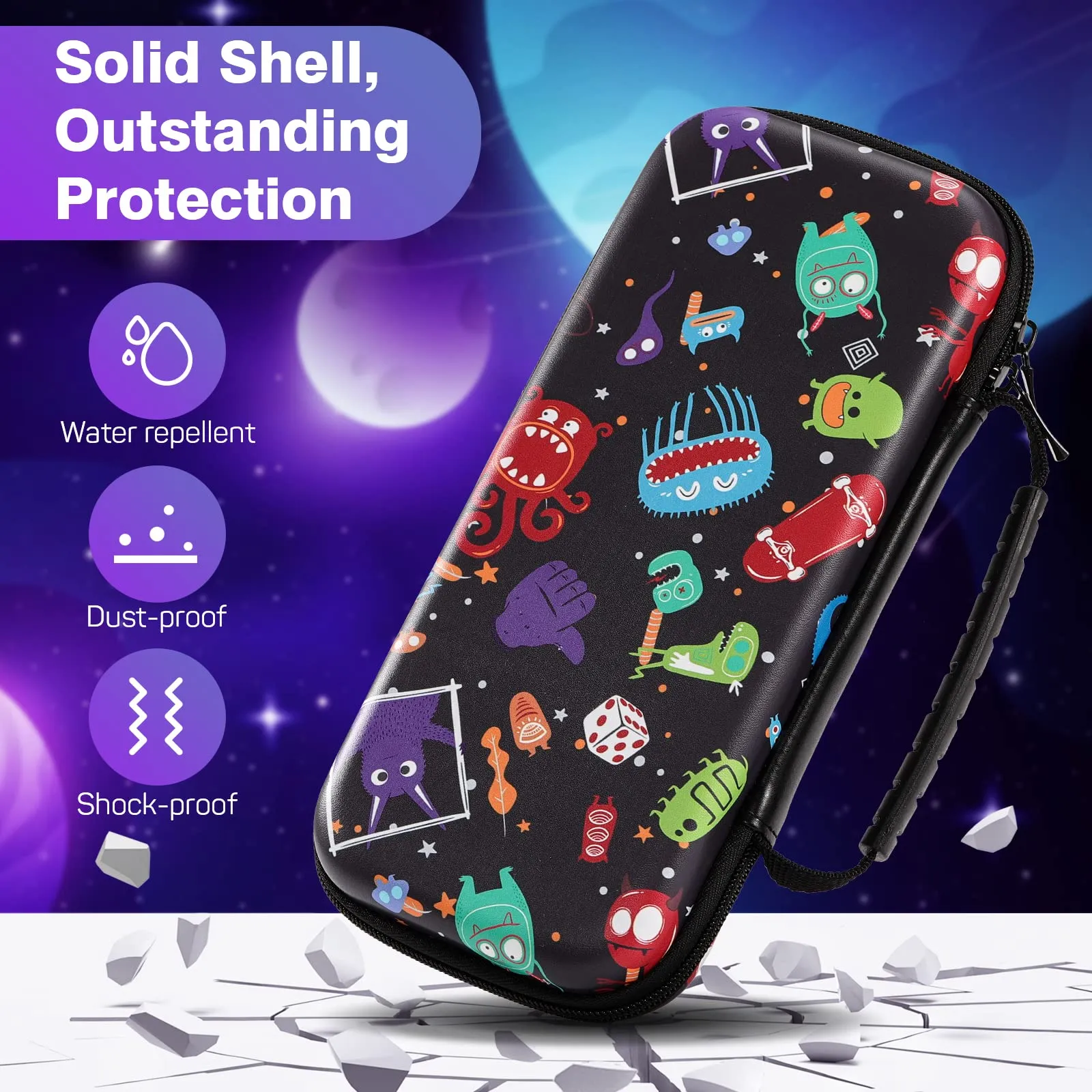 MoKo Custodia da Trasporto Compatibile con Nintendo Switch OLED/Switch - immagine 4