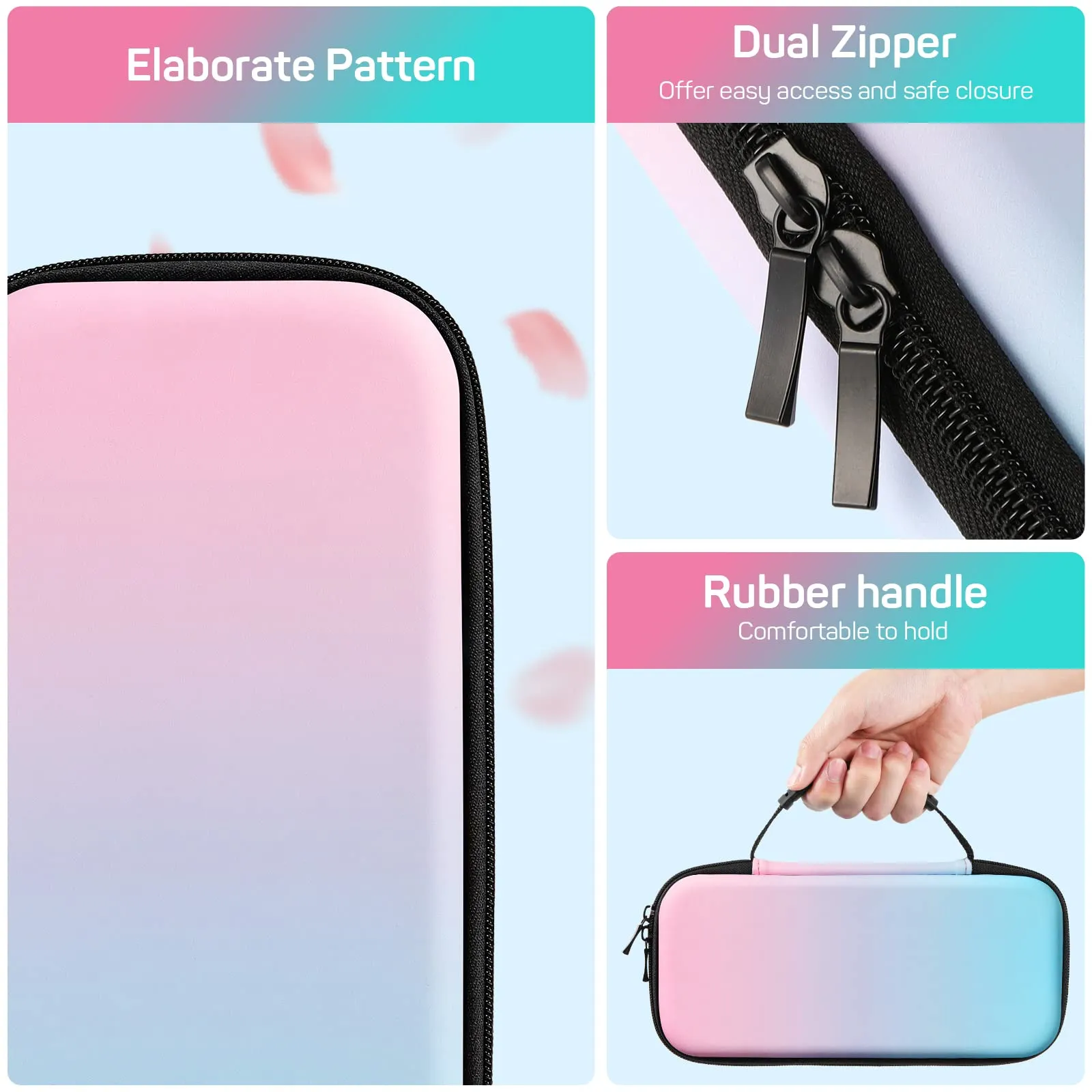 MoKo Custodia da Trasporto Compatibile con Nintendo Switch OLED/Switch - immagine 6