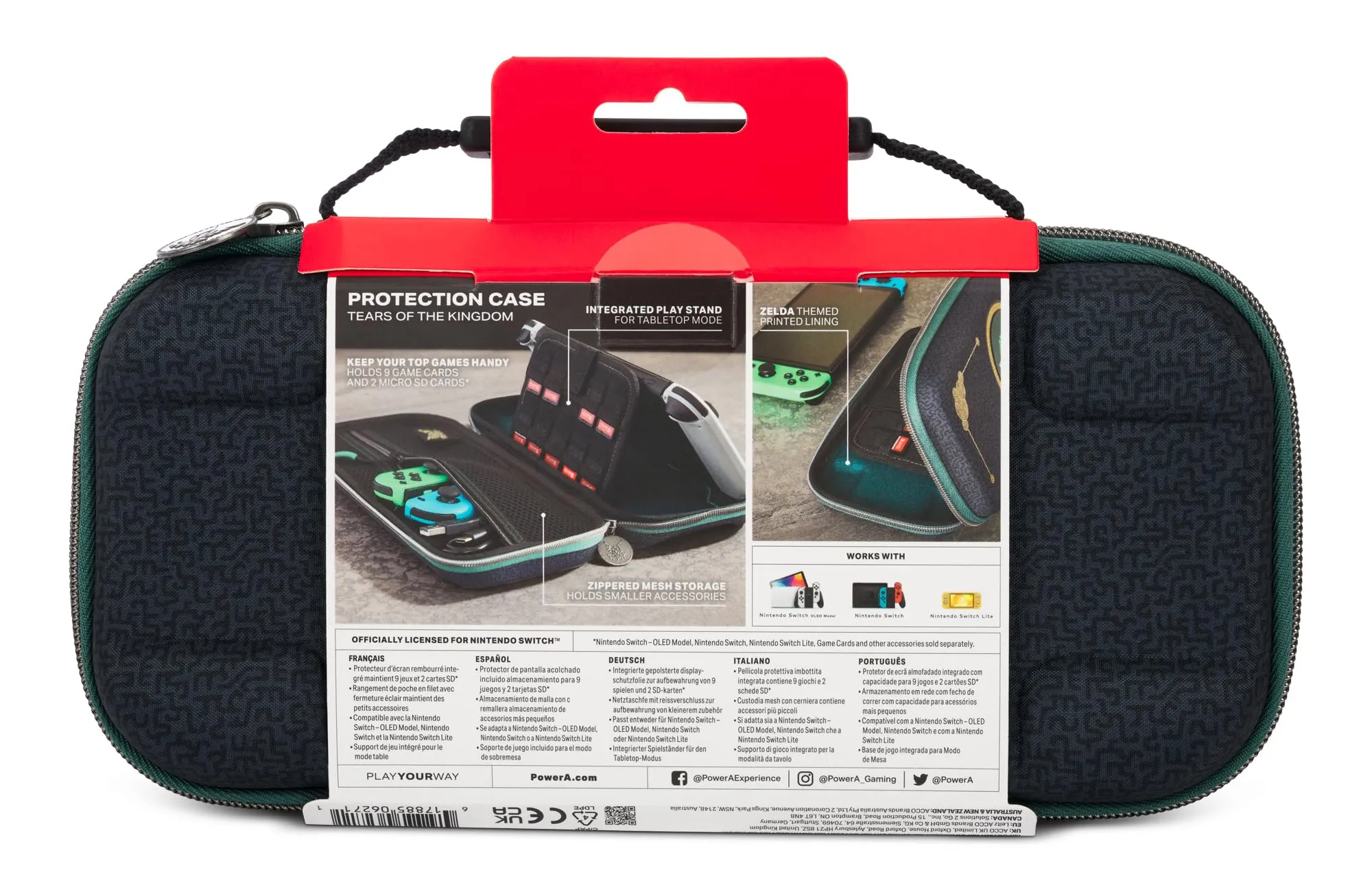 Protection Case for Nintendo Switch - OLED Model, Nintendo Switch or Nintendo Switch Lite - Tears of the Kingdom - immagine 3