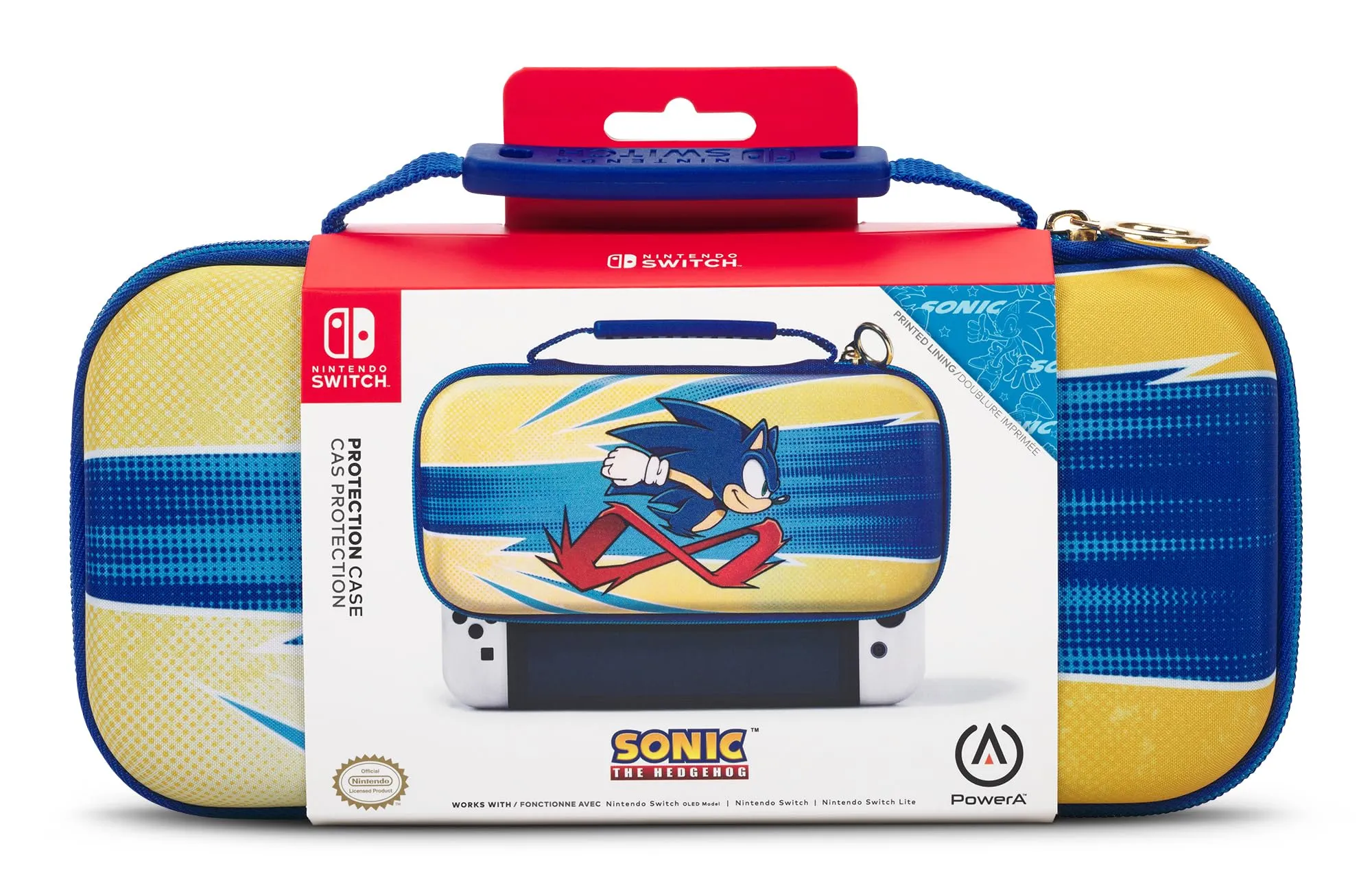 Protection Case for Nintendo Switch - OLED Model, Nintendo Switch and Nintendo Switch Lite - Sonic Peel Out - immagine 3
