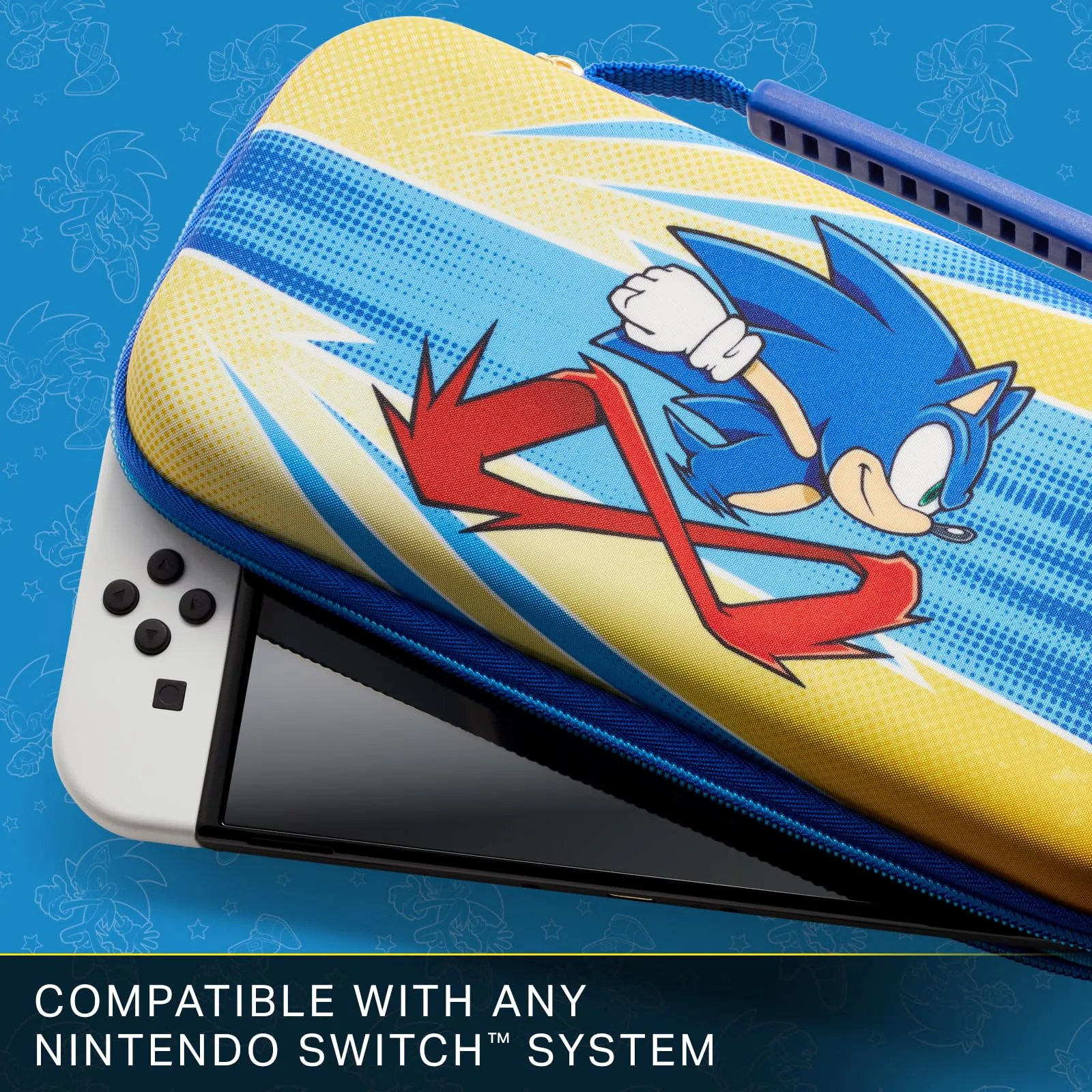 Protection Case for Nintendo Switch - OLED Model, Nintendo Switch and Nintendo Switch Lite - Sonic Peel Out - immagine 5