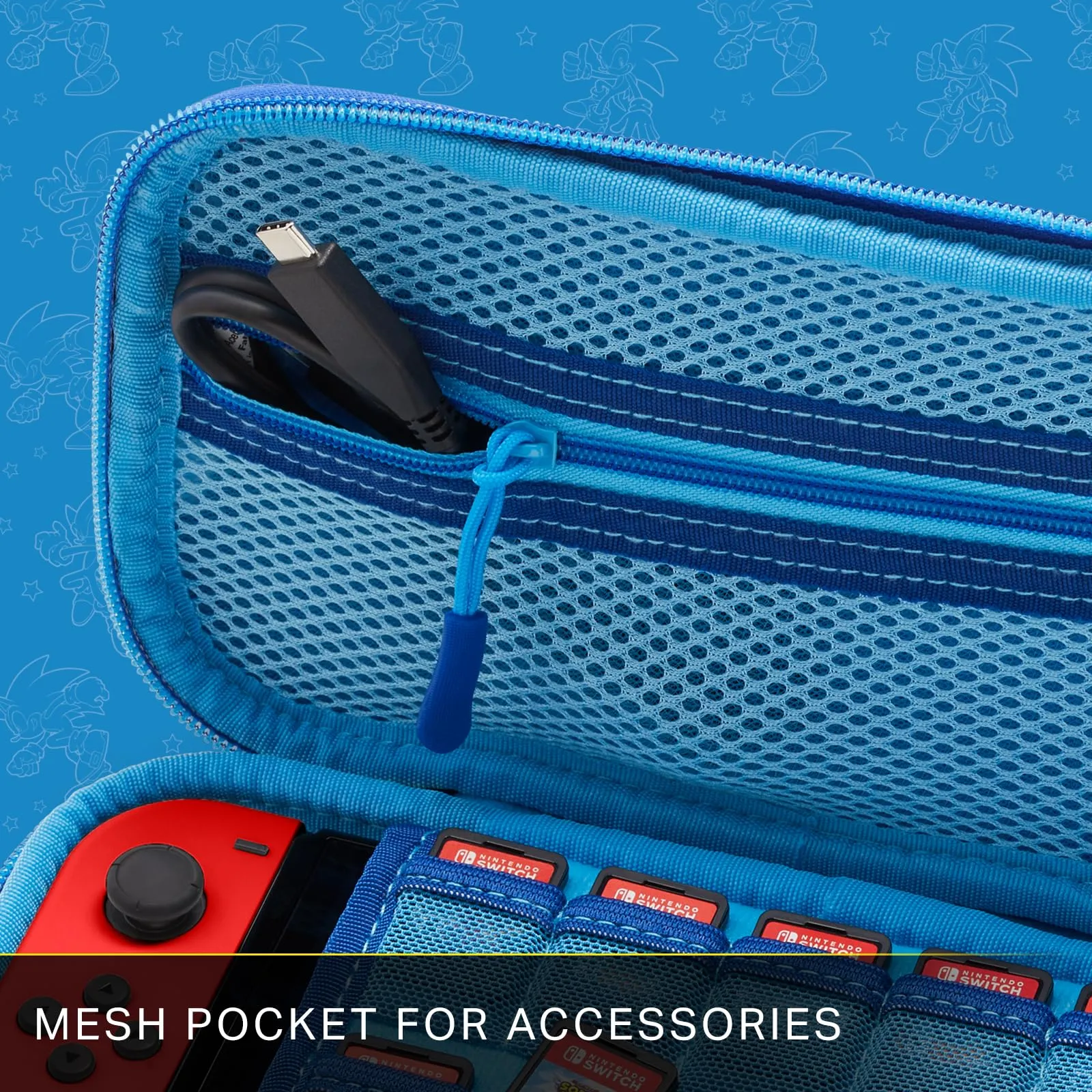 Protection Case for Nintendo Switch - OLED Model, Nintendo Switch and Nintendo Switch Lite - Sonic Peel Out - immagine 7