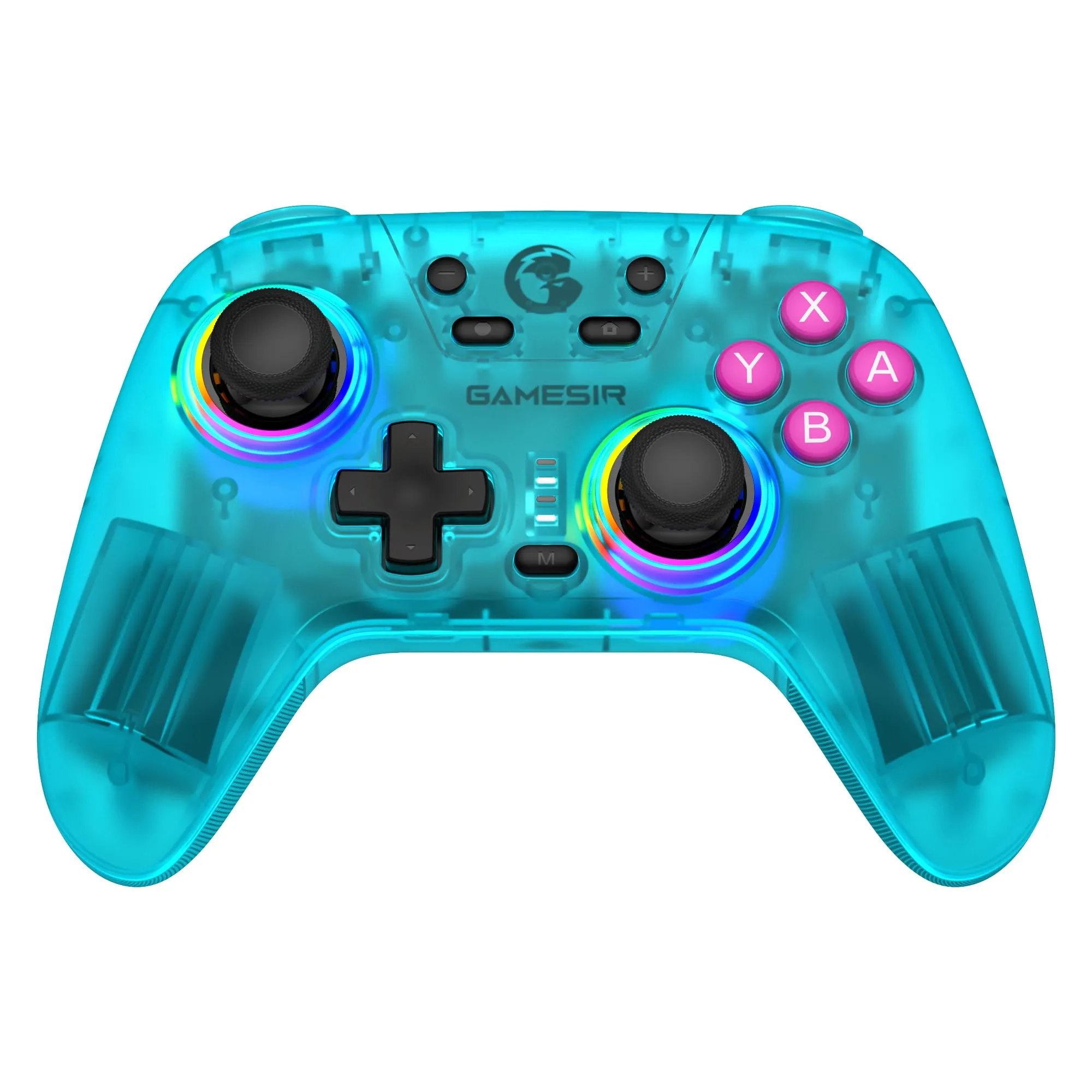 GameSir Nova Wireless Switch Pro Controller für Switch/Lite/OLED, Switch Controller mit Hall-Effekt JoySticks, RGB LED, Turbo, programmierbar, Bewegungssteuerung, Wake Up Funktion (verde) - immagine 1