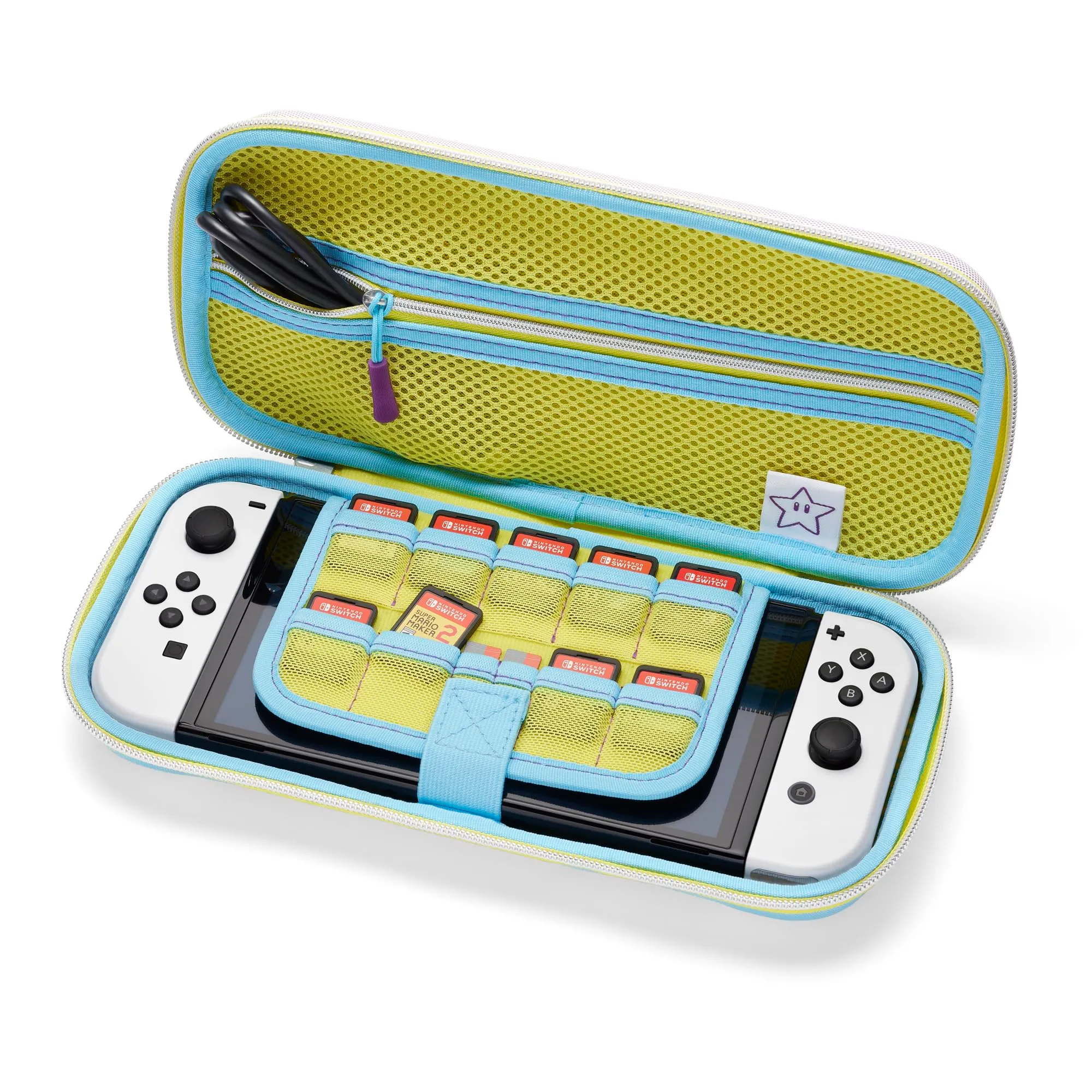Custodia di protezione PowerA per Nintendo Switch - OLED Model e Nintendo Switch Lite - Mushroom Kingdom Pop Art - immagine 6