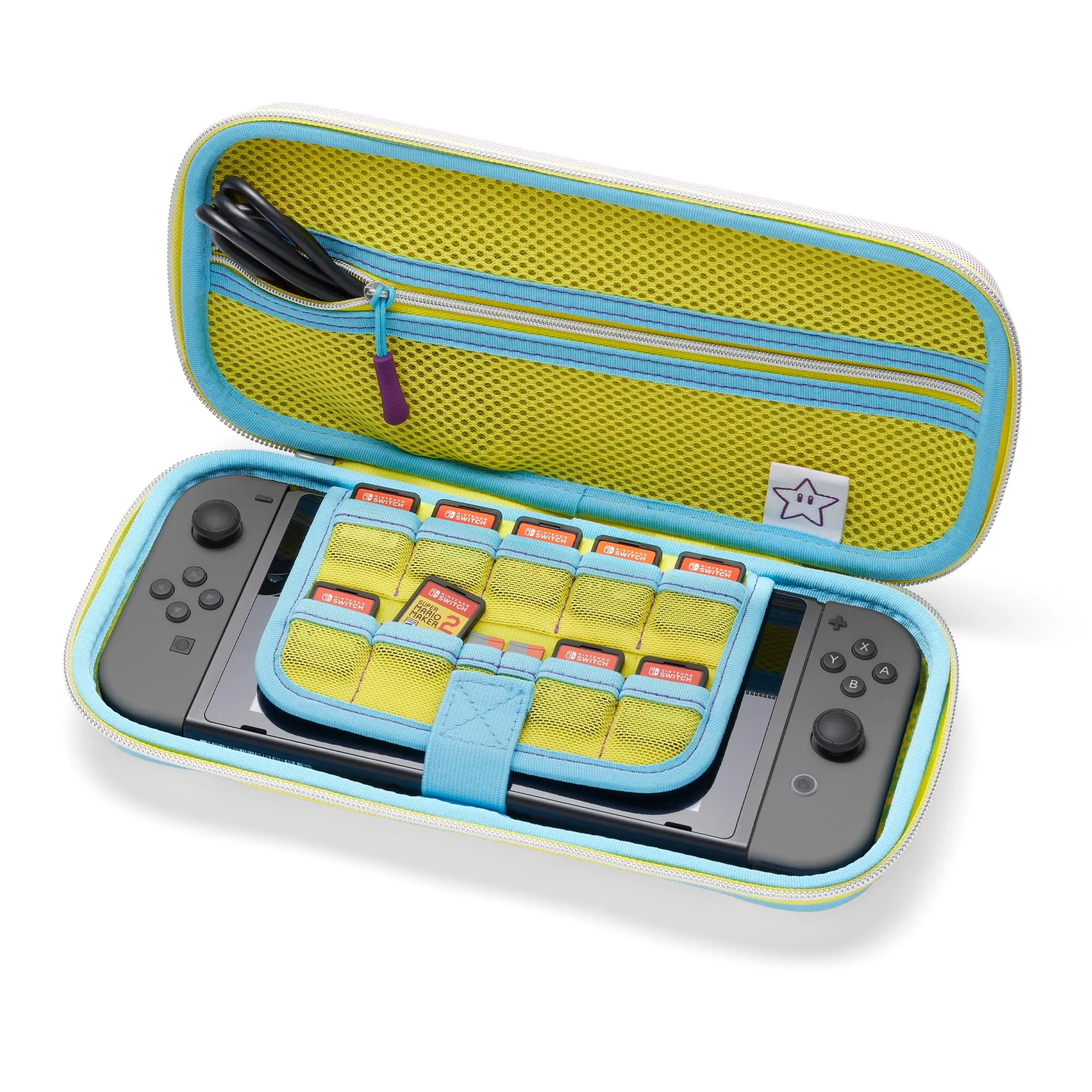 Custodia di protezione PowerA per Nintendo Switch - OLED Model e Nintendo Switch Lite - Mushroom Kingdom Pop Art - immagine 7