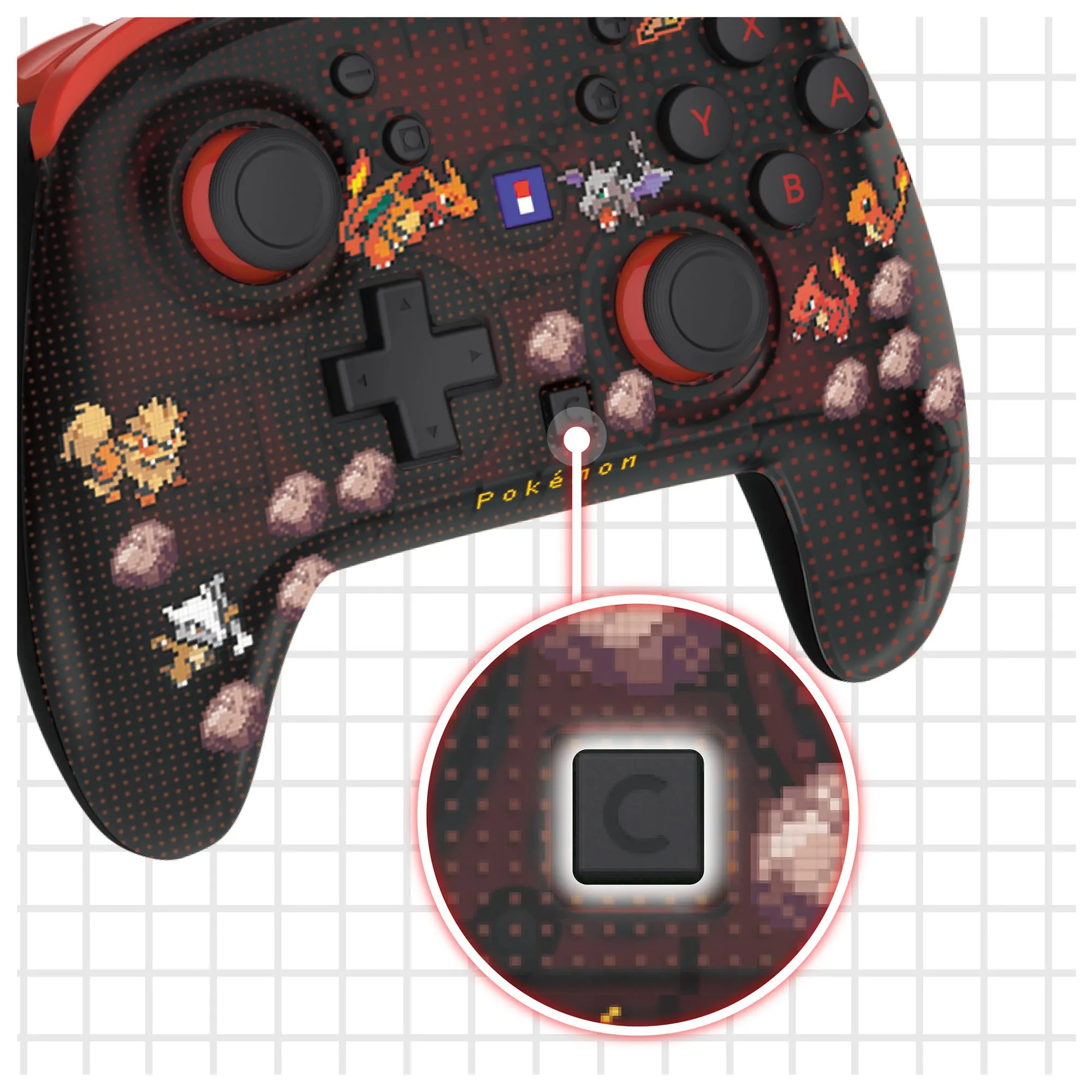 Hori - Wireless HORIPAD Turbo per Nintendo Switch 2 (Pokémon Pixel Rosso). Compatibile con Nintendo Switch e modelli OLED e Lite - Licenza Ufficiale Nintendo e The Pokémon Company International - immagine 7