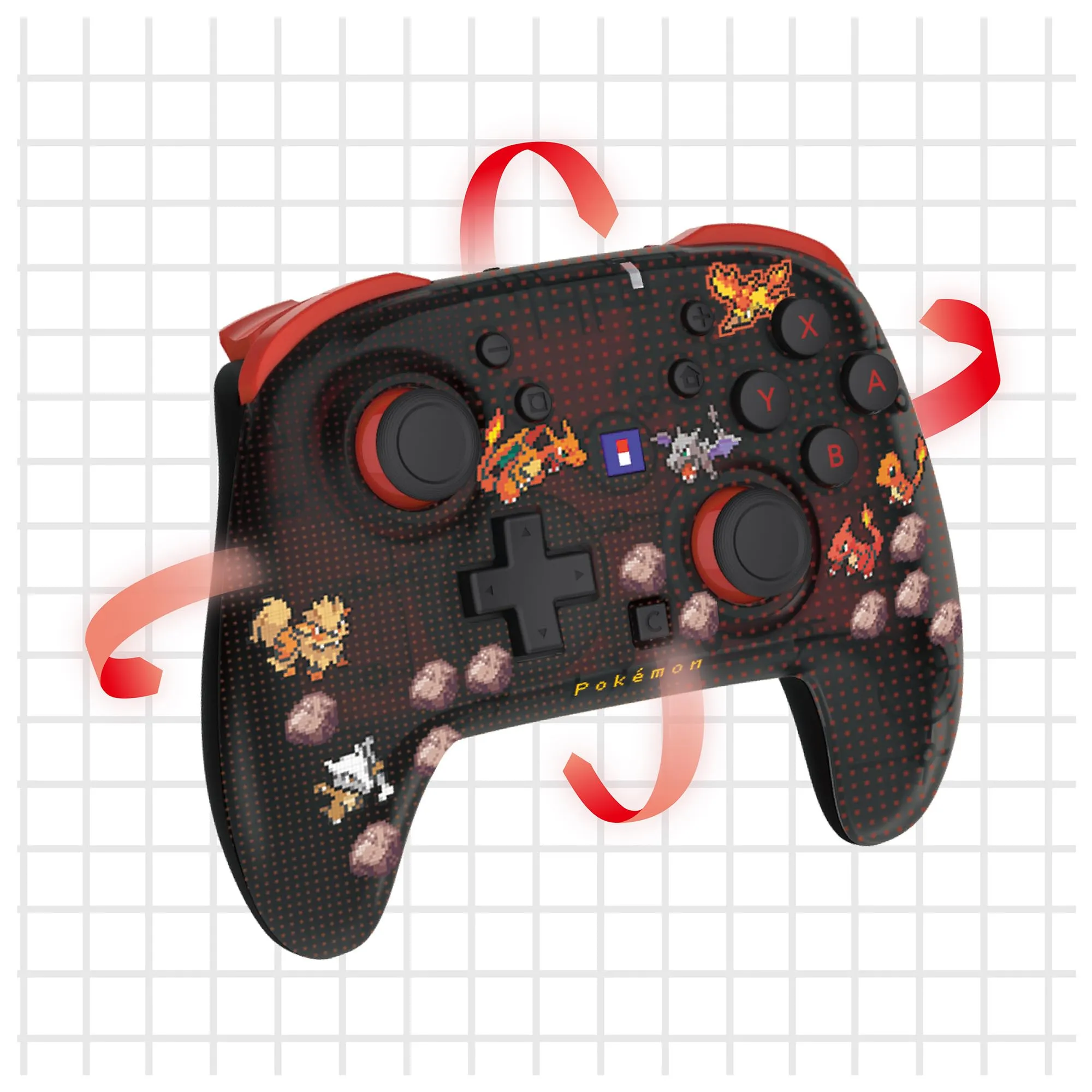 Hori - Wireless HORIPAD Turbo per Nintendo Switch 2 (Pokémon Pixel Rosso). Compatibile con Nintendo Switch e modelli OLED e Lite - Licenza Ufficiale Nintendo e The Pokémon Company International - immagine 11