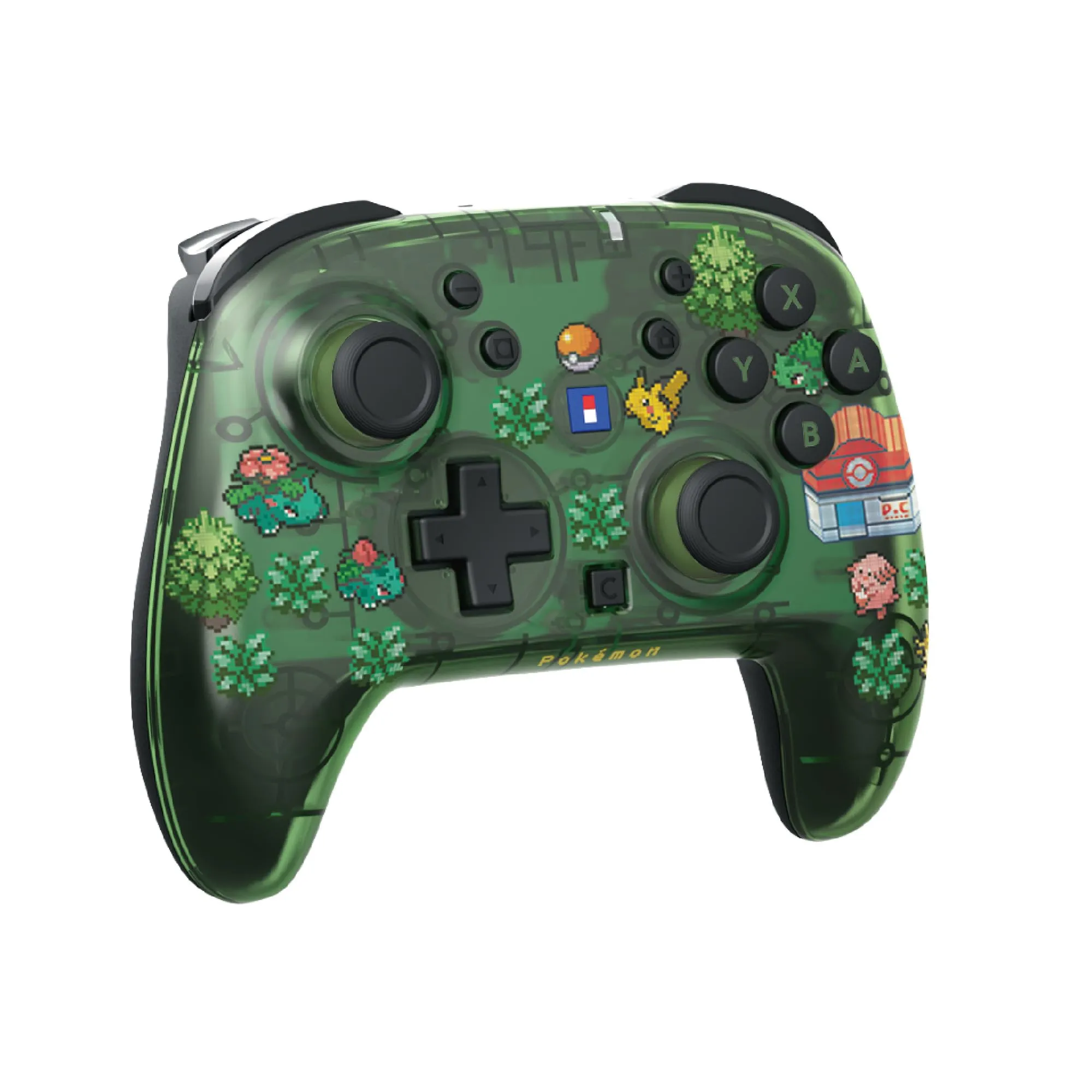 Hori - Wireless HORIPAD Turbo per Nintendo Switch 2 (Pokémon Pixel Verde). Compatibile con Nintendo Switch e modelli OLED e Lite - Licenza Ufficiale Nintendo e The Pokémon Company International - immagine 3