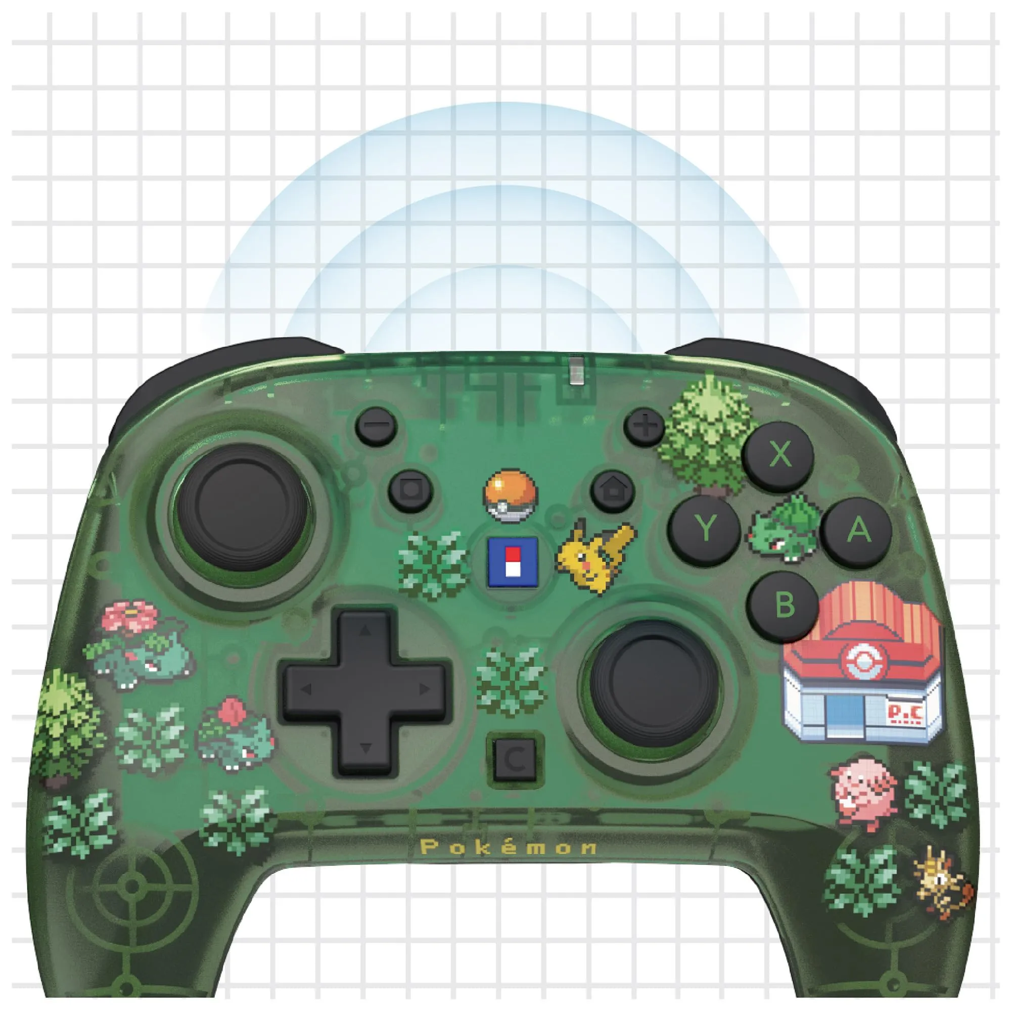 Hori - Wireless HORIPAD Turbo per Nintendo Switch 2 (Pokémon Pixel Verde). Compatibile con Nintendo Switch e modelli OLED e Lite - Licenza Ufficiale Nintendo e The Pokémon Company International - immagine 6