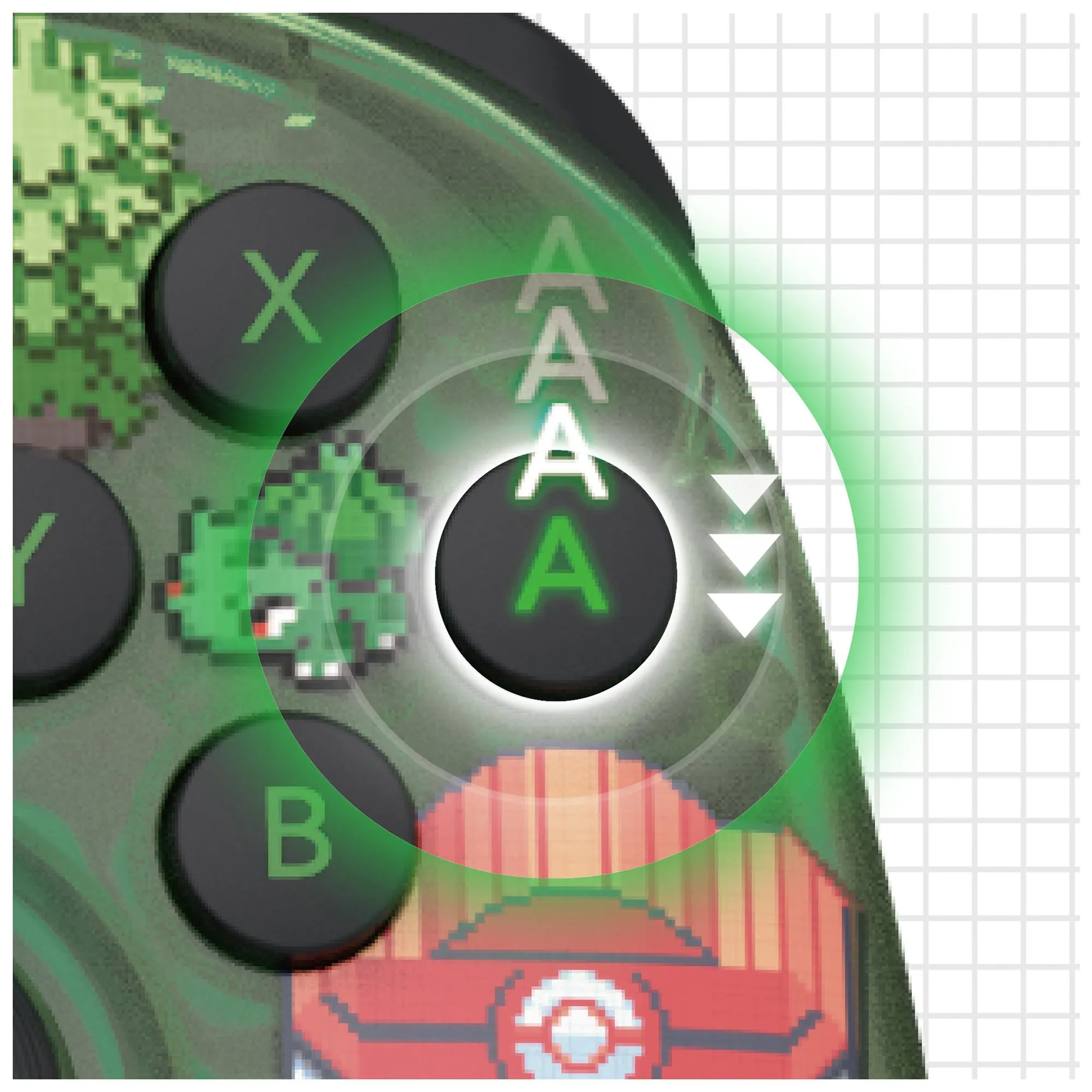 Hori - Wireless HORIPAD Turbo per Nintendo Switch 2 (Pokémon Pixel Verde). Compatibile con Nintendo Switch e modelli OLED e Lite - Licenza Ufficiale Nintendo e The Pokémon Company International - immagine 8