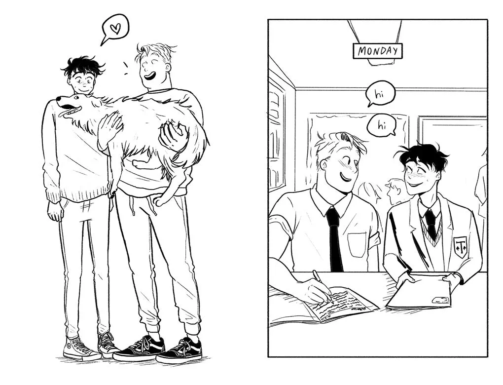 The Heartstopper Colouring Book: The million-copy bestselling series, now on Netflix!: Boy meets boy in the phenomenal graphic novel series, also on Netflix! - immagine 3
