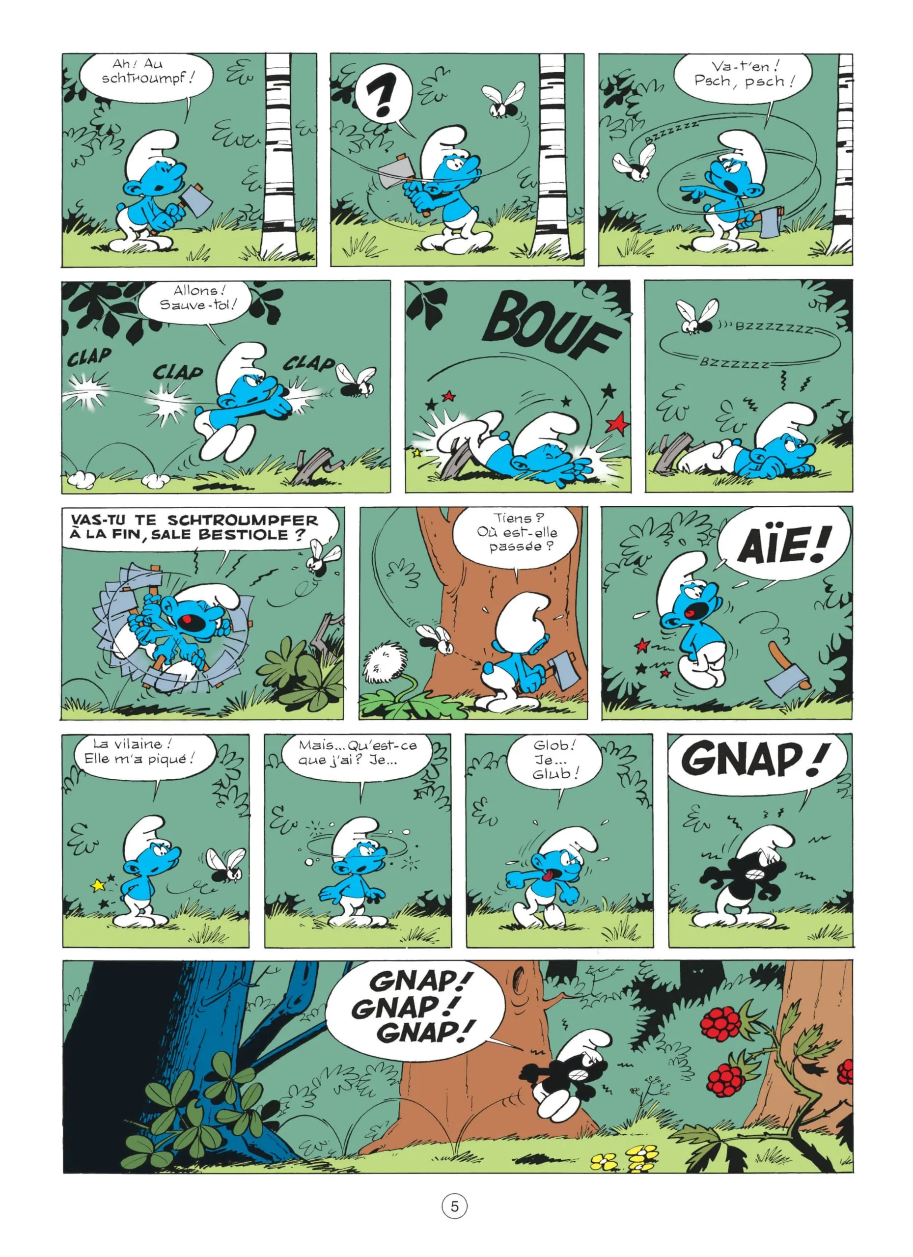 Les Schtroumpfs noirs ; Le Schtroumpf volant ; Le voleur de Schtroumpfs: 1 - immagine 5