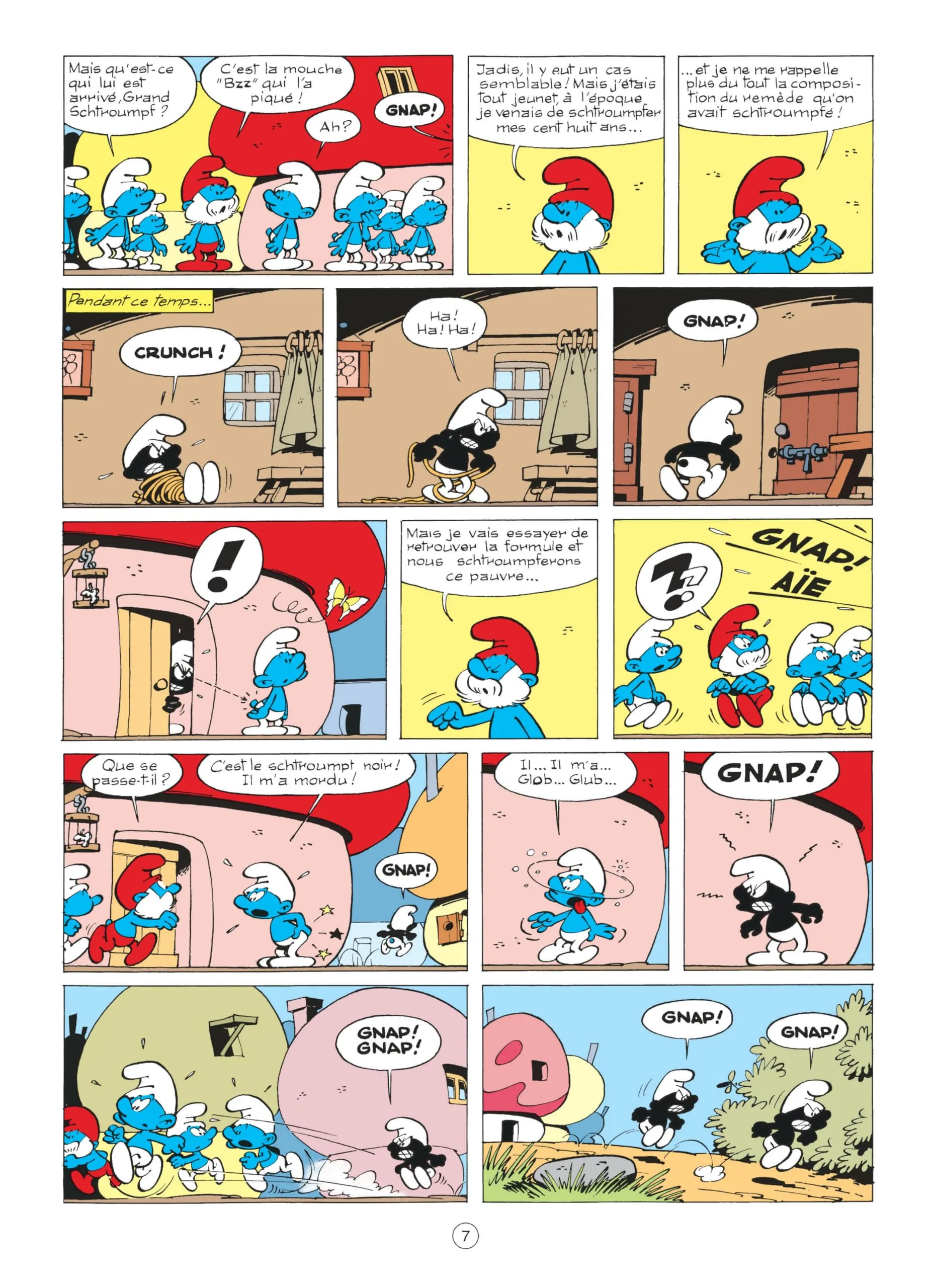 Les Schtroumpfs noirs ; Le Schtroumpf volant ; Le voleur de Schtroumpfs: 1 - immagine 7