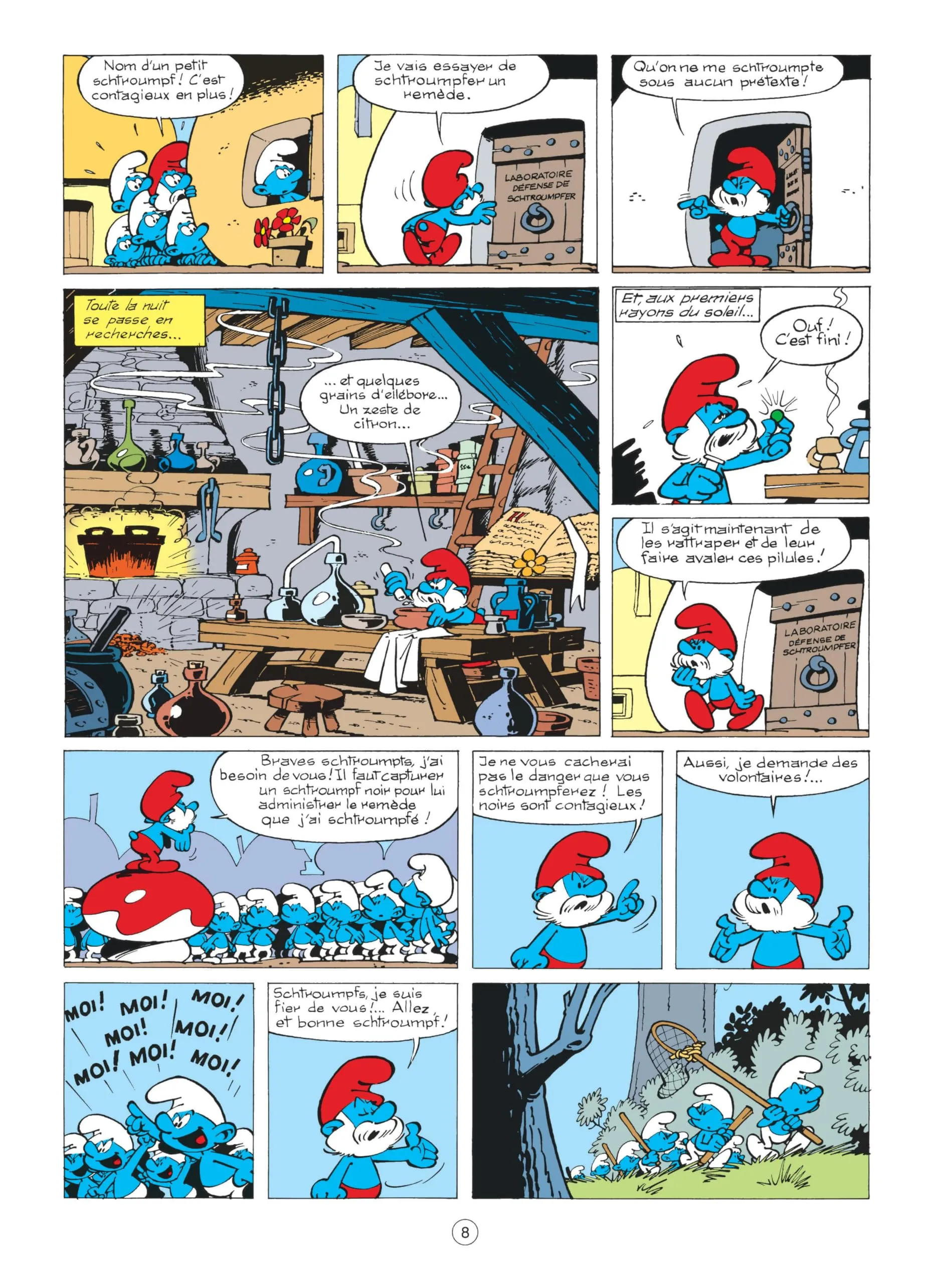 Les Schtroumpfs noirs ; Le Schtroumpf volant ; Le voleur de Schtroumpfs: 1 - immagine 8