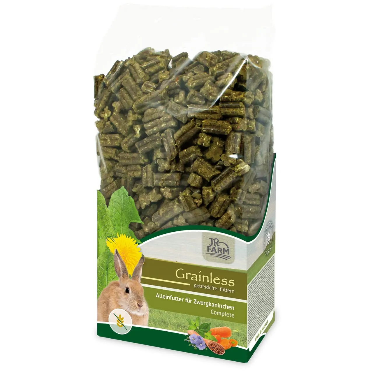 JR Farm Grainless Complete Coniglio nano 1350 g - immagine 1