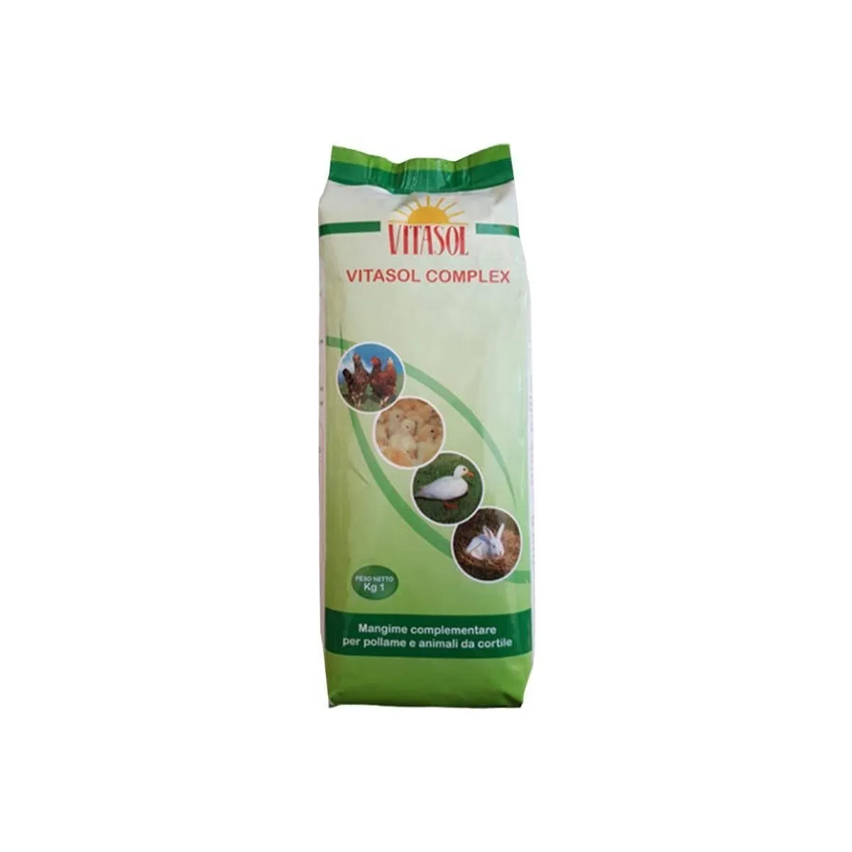 Vitasol Complex avicunicolo mangime complementare polli oche Galline Conigli 1kg - immagine 1