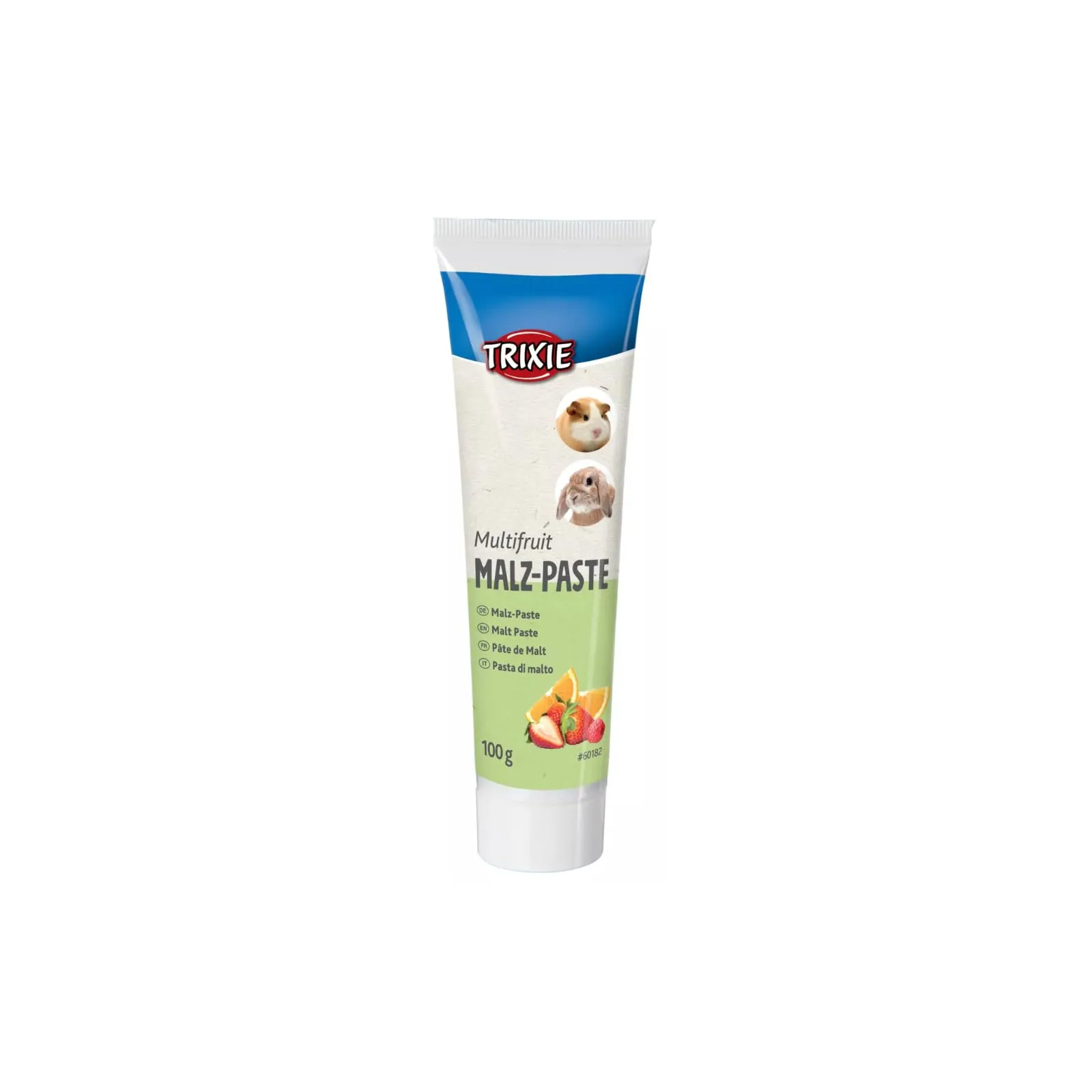 Trixie Malt Paste Multifruit | Confezione Doppia | 2 x 100 g | Mangime complementare per conigli e piccoli roditori | Con il 70% di malto e il 12% di frutta | Come bocconcino o per perfezionare l'alim - immagine 2