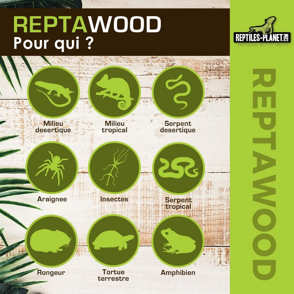 Reptiles Planet - Reptawood - Substrato per Terrario - Faggio - 6 Litri - immagine 4