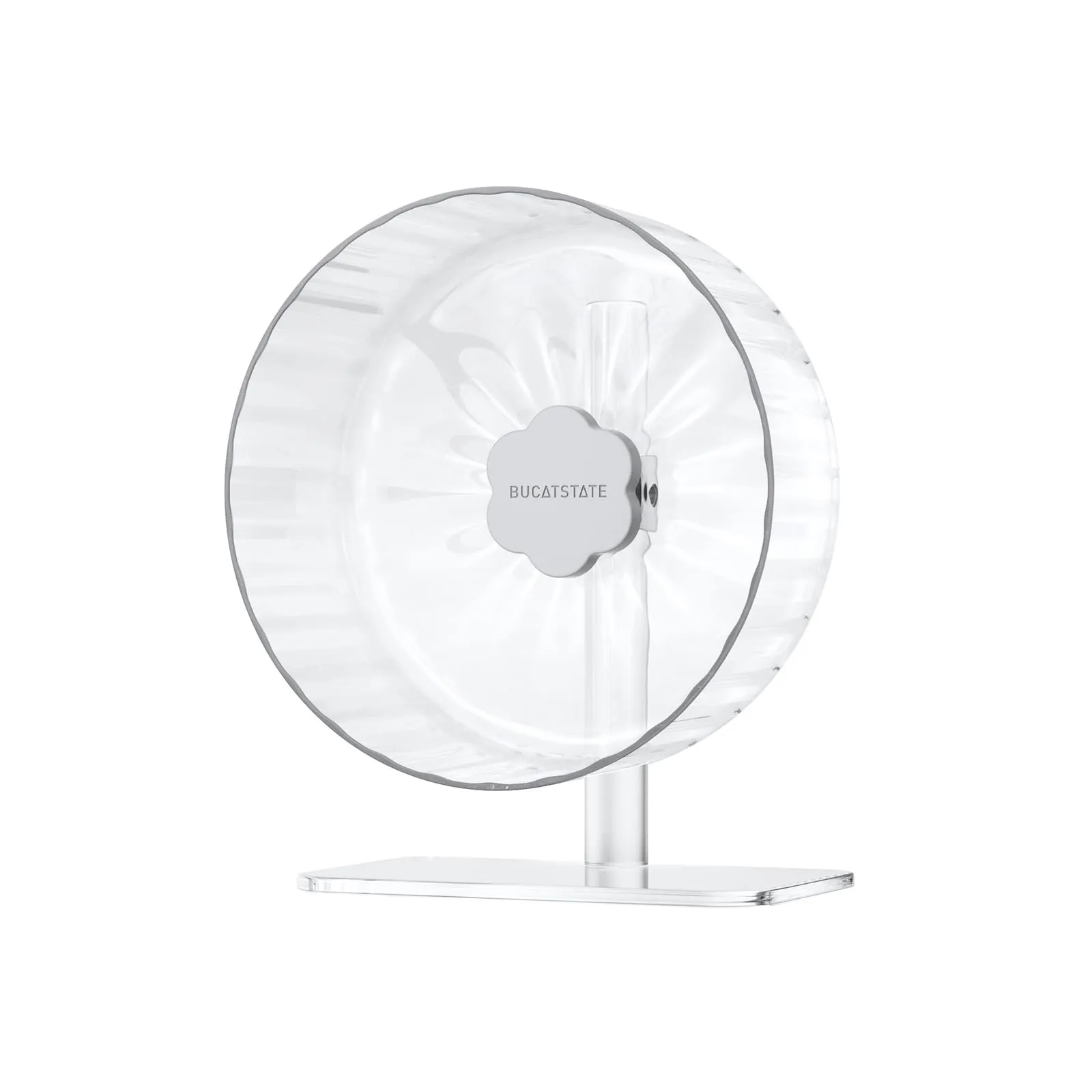 BUCATSTATE Ruota per Criceti, 21 cm Ruota Esercizi Criceto Silenziosa Antiscivolo con Supporto, Accessorio della Gabbia, Giochi per Criceti, Orso d'oro, Topi, Gerbilli, Roditori - immagine 1