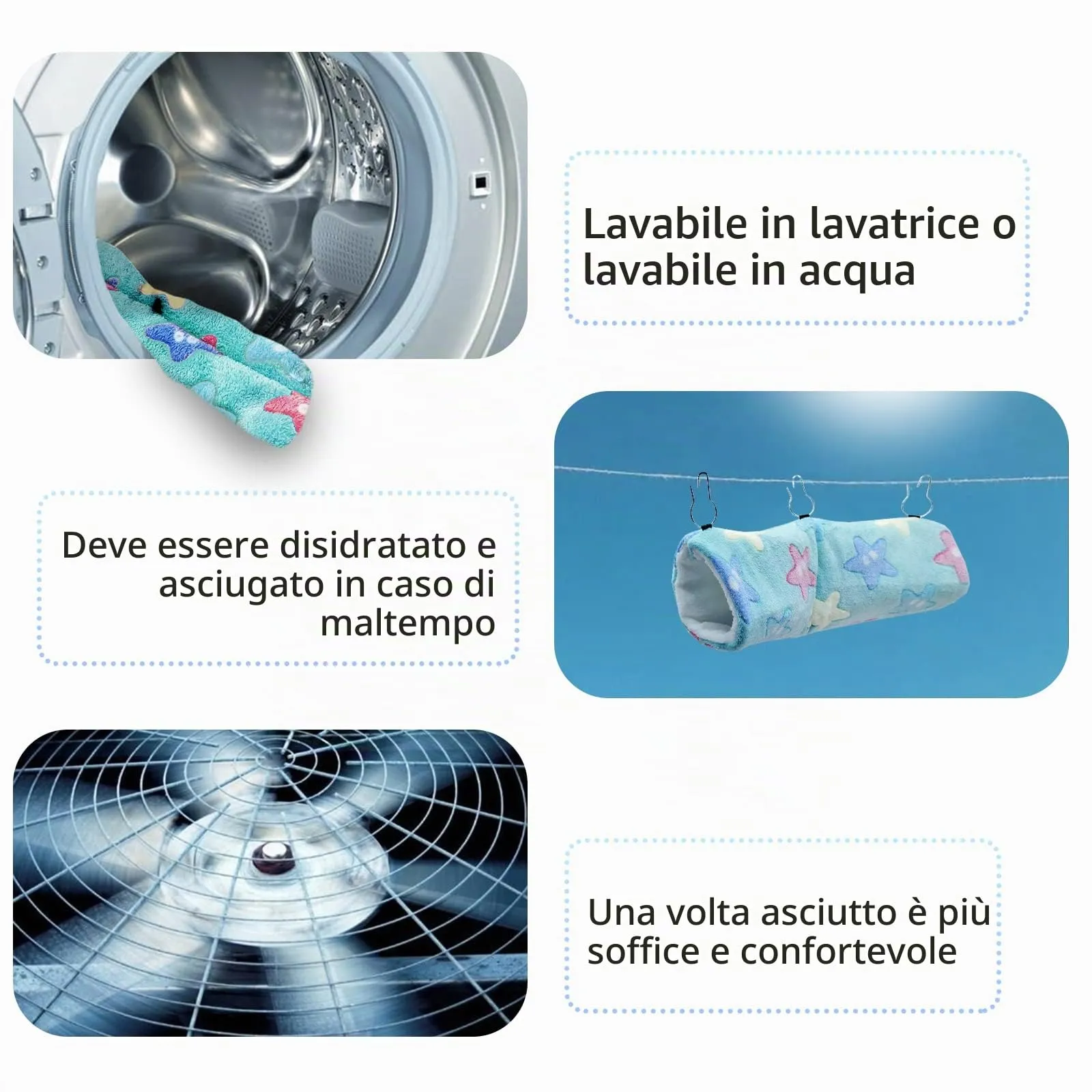 QeeHeng Amaca per ratti di furetto di cavia, aiuola da appendere, per animali domestici, per criceti, cincillà, aliante, furetto, nascondiglio, gabbia per dormire, accessori verde - immagine 4