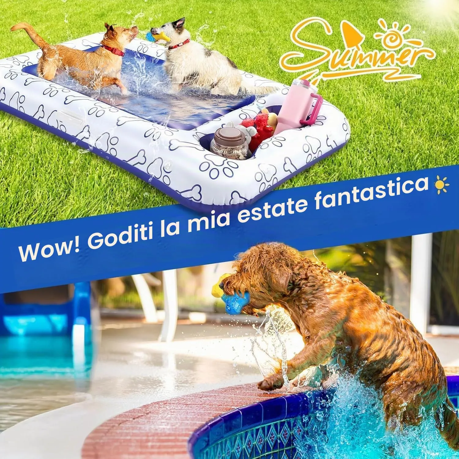 Giochi da masticare rinfrescanti per cani Pawaboo, confezione da 2 - immagine 6