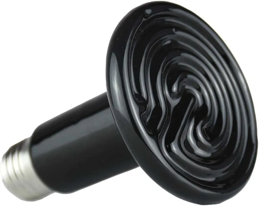 VANSUKY Lampada Riscaldante in Ceramica da 100W per Rettili-Riscaldatore per Terrario per Lucertole, Dragoni Barbuti, Serpenti e Altri Rettili-Nessuna Emissione di Luce-Attacco E27-220V - immagine 5