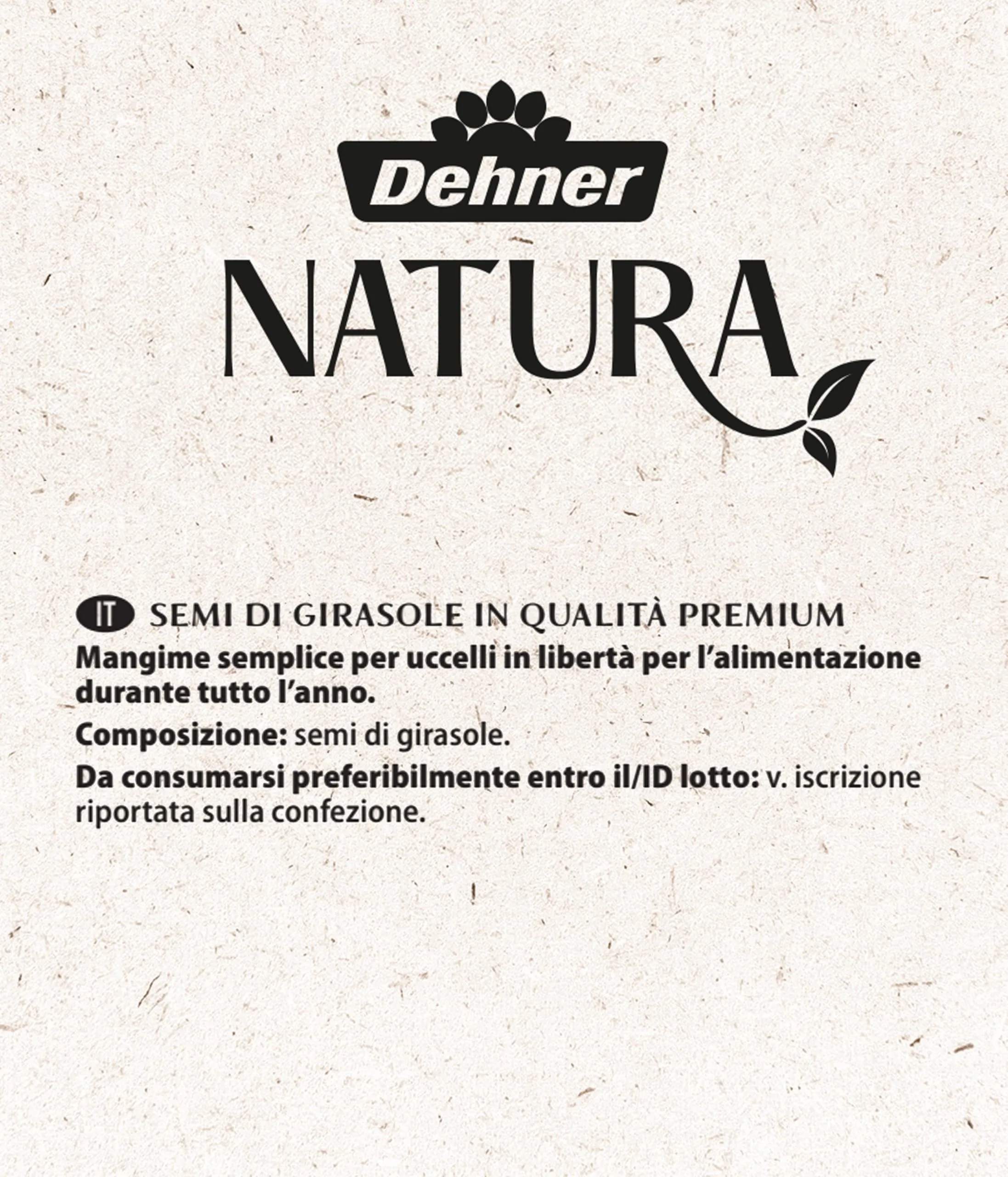 Dehner Natura - Mangime per uccelli selvatici, semi di girasole, 5 kg - immagine 2