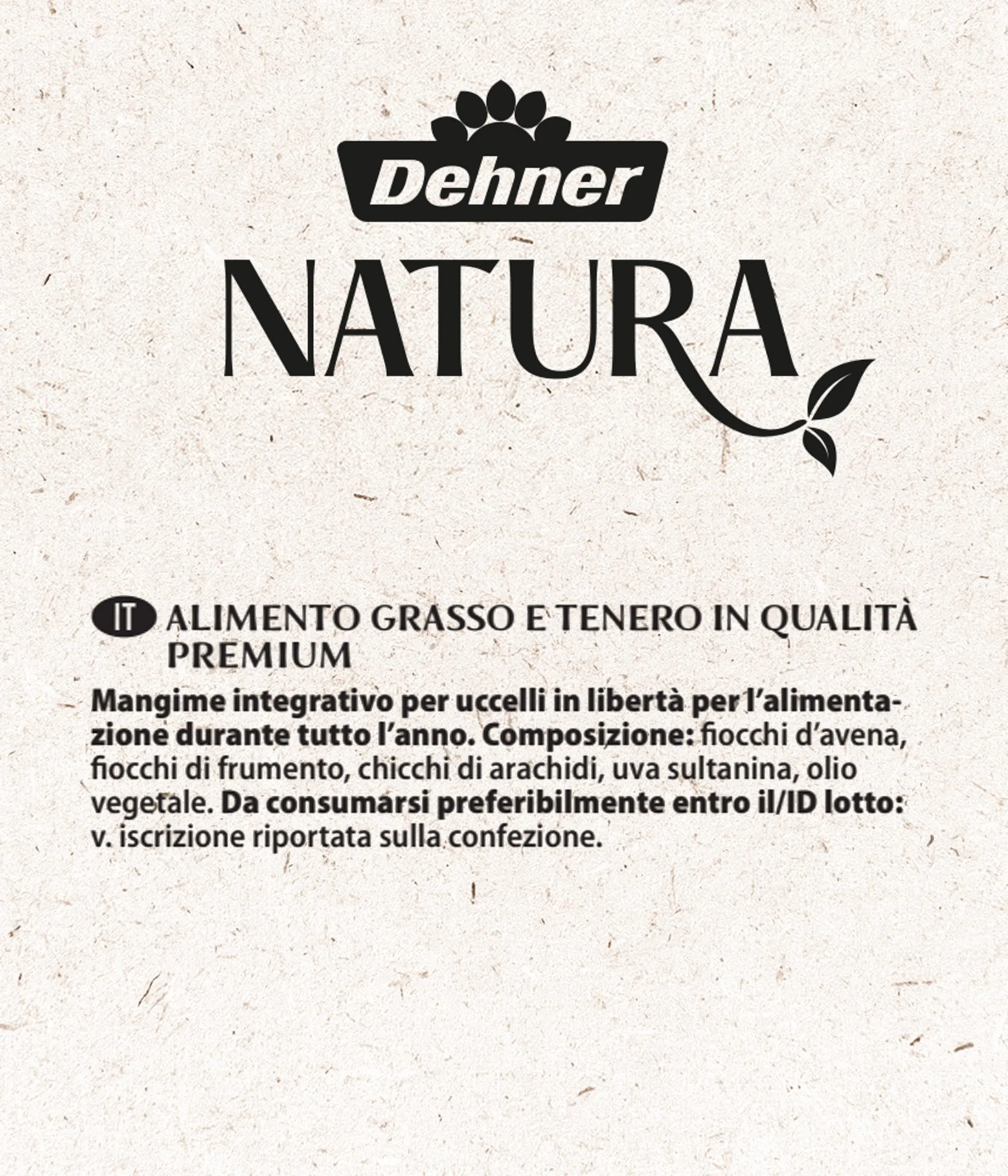 Dehner Natura Premium Mangime per Uccelli Selvatici, mangime Grasso e Morbido, 2,5 kg - immagine 3