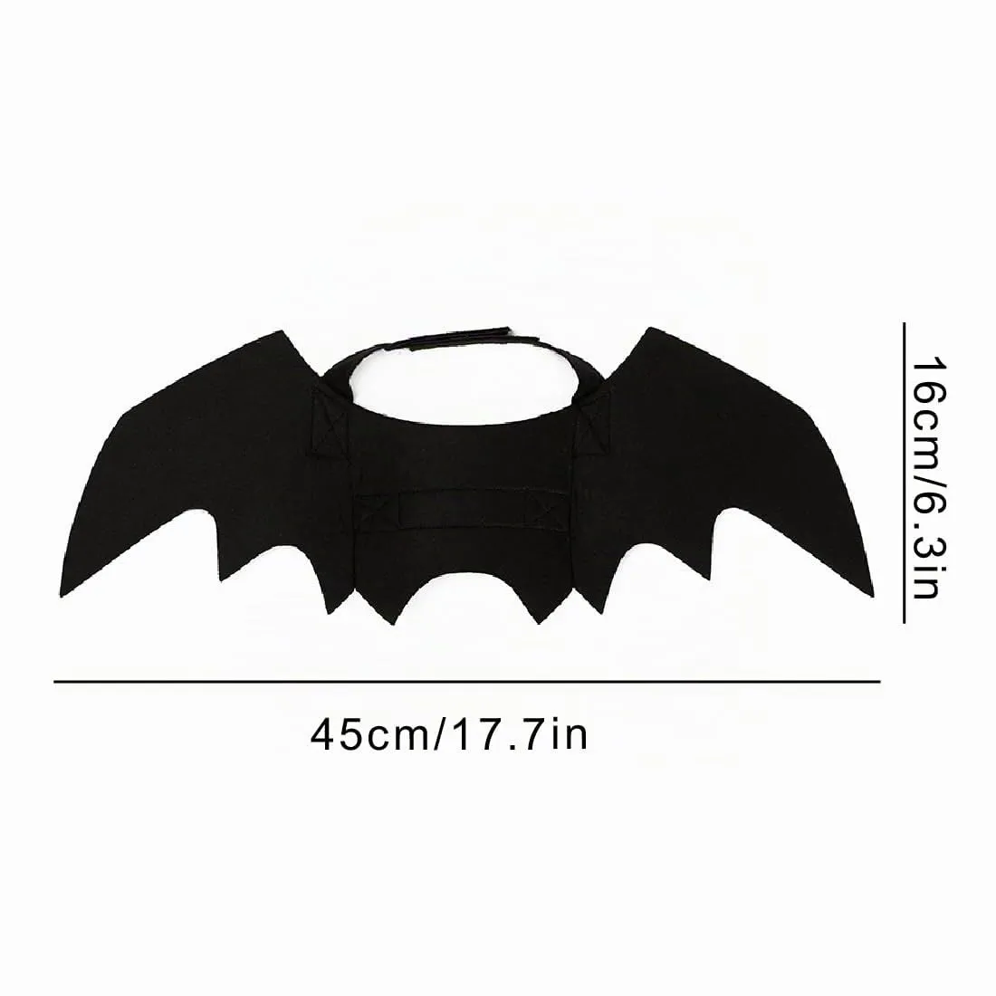 JTKREW Halloween Costume per Cane e Gatto - Costume da Gatto Pipistrello con Ali - Cosplay per Animali Domestici - immagine 2