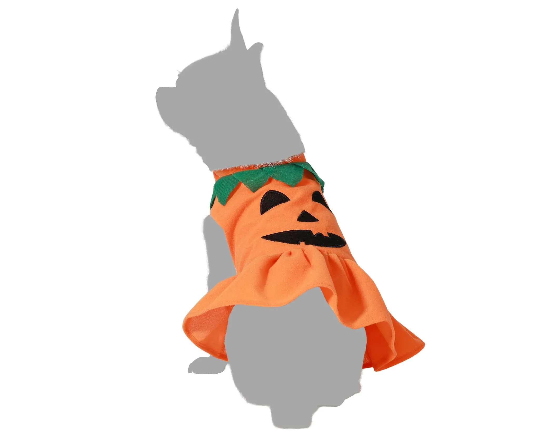 Atosa Costume di zucca arancione animali domestici look adorabile e festivo celebrazioni Halloween spirito stagione vibrante design dettagli incantevoli - immagine 4