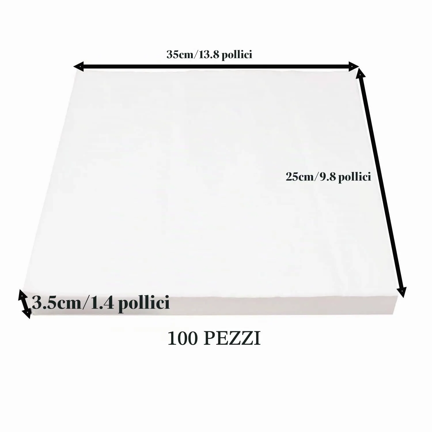 Allazone 100 Fogli di Carta per Gabbie per Uccelli, Fogli in Tessuto non Tessuto per Gabbie per Uccelli, Pretagliati e Assorbenti per Animali Domestici (25 x 35cm) - immagine 2
