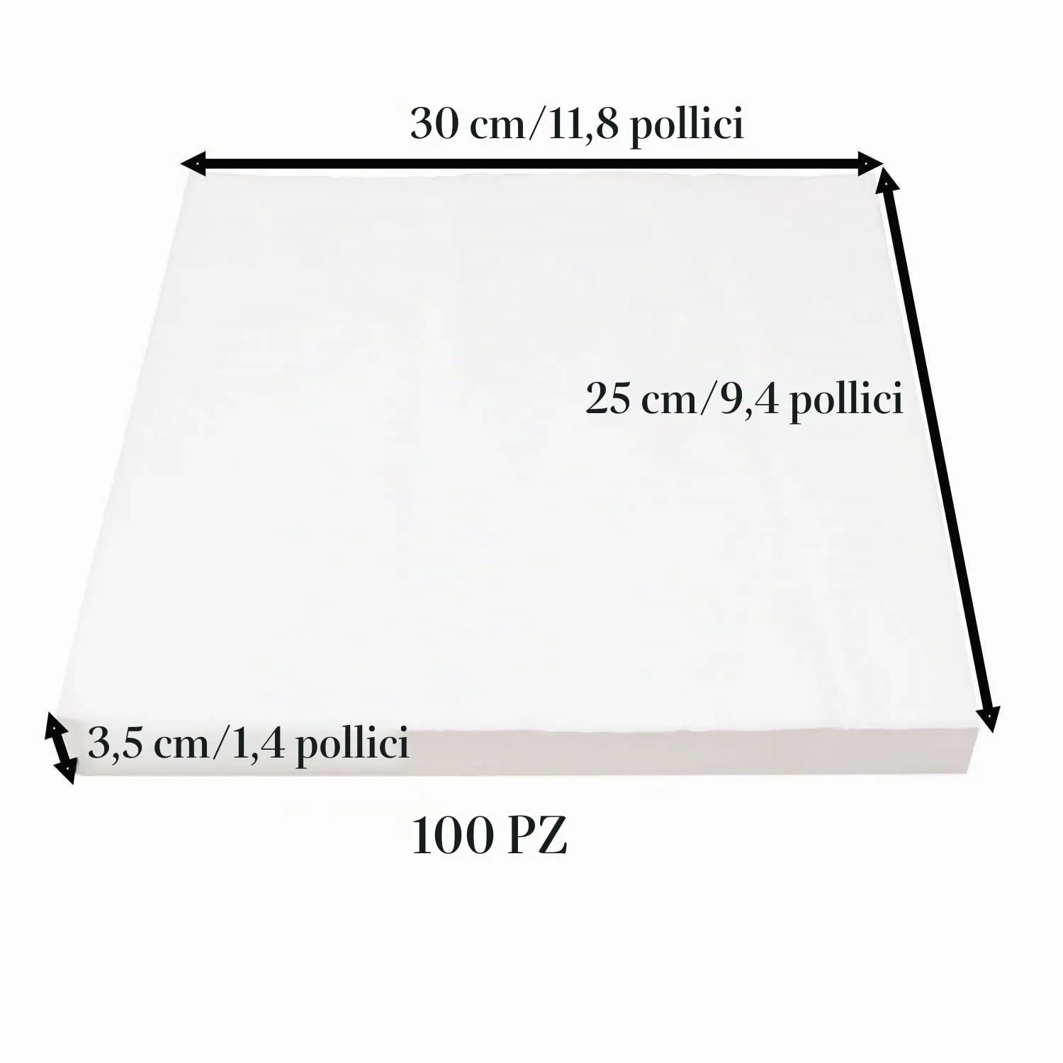 Allazone 100 Fogli di Carta per Gabbie per Uccelli, Fogli in Tessuto non Tessuto per Gabbie per Uccelli, Pretagliati e Assorbenti per Animali Domestici (25 x 30cm) - immagine 2