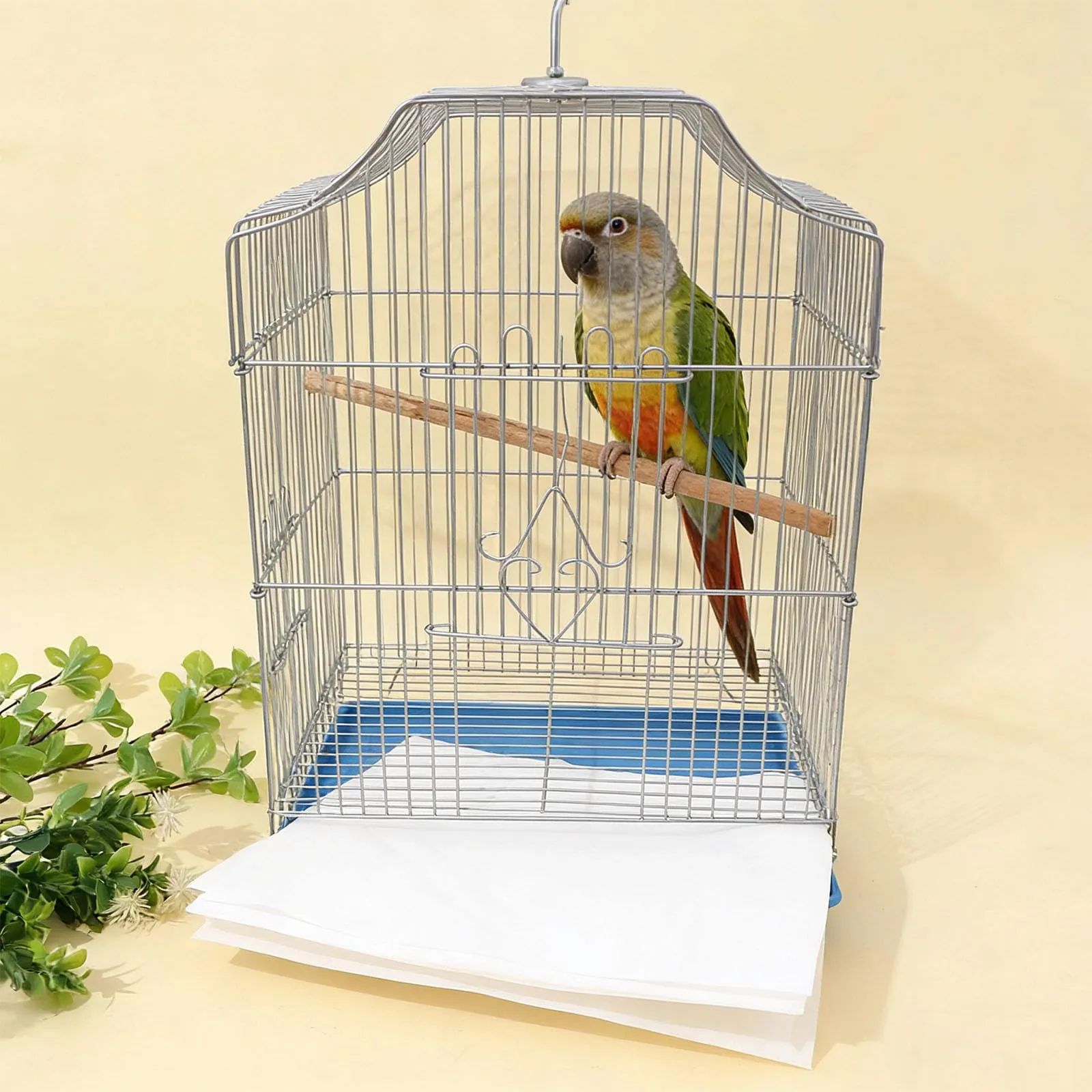Allazone 100 Fogli in Tessuto non Tessuto per Gabbie per Uccelli, Fogli di Carta per Gabbie per Uccelli, Pretagliati e Assorbenti per Animali Domestici, 30 x 40cm - immagine 7