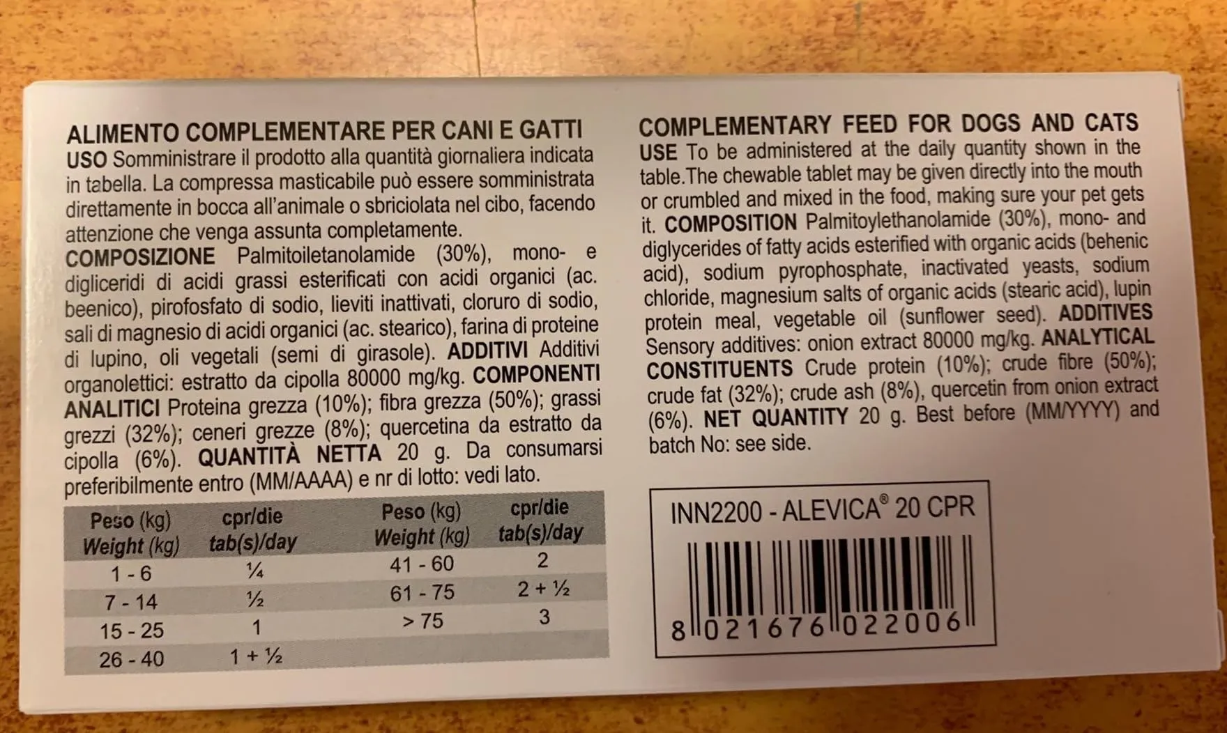 Innovet Italia Alevica 20 Compresse Masticabili - immagine 3