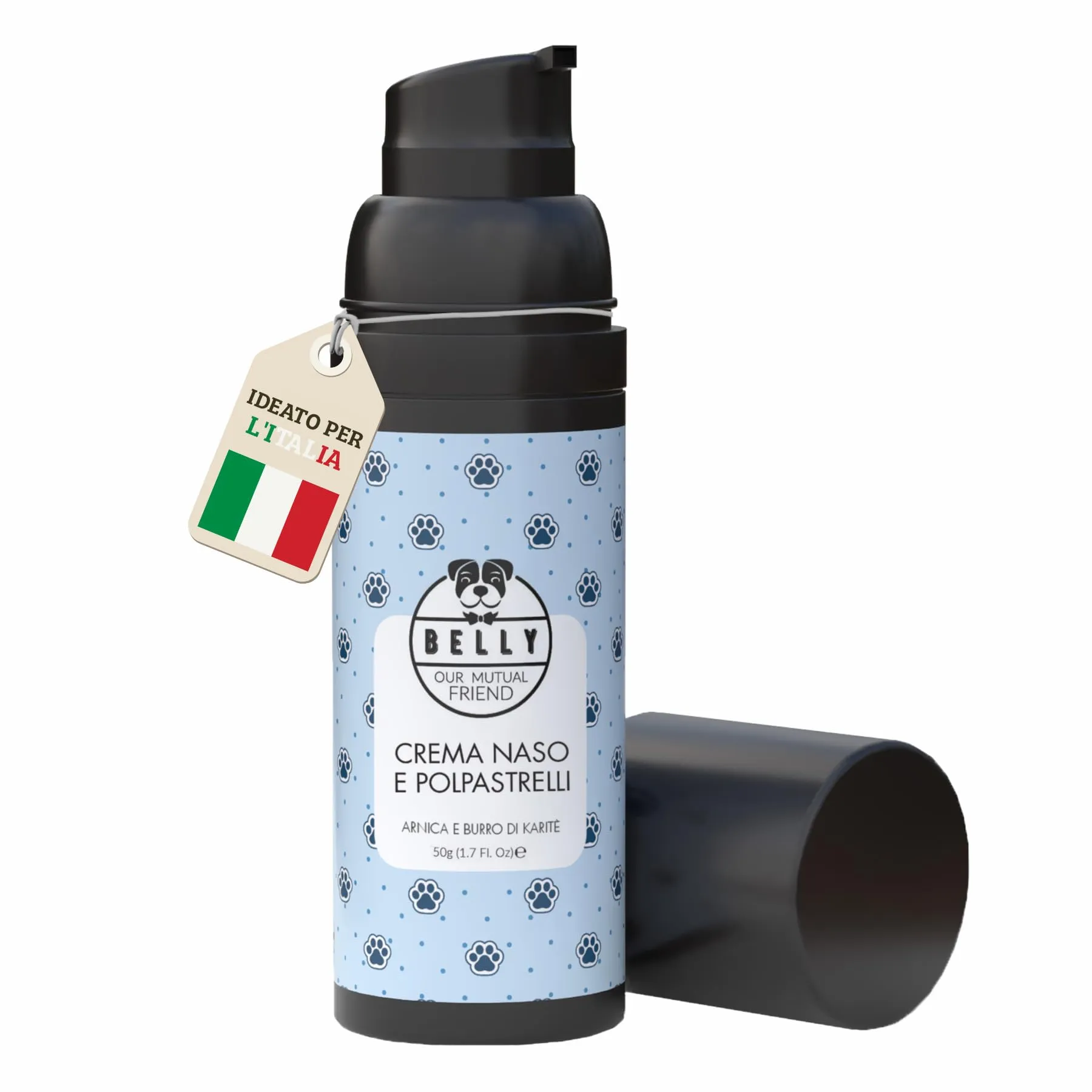 Belly Crema Polpastrelli Cane, 100% Naturale, Protezione Asfalto Caldo, 50g - immagine 1